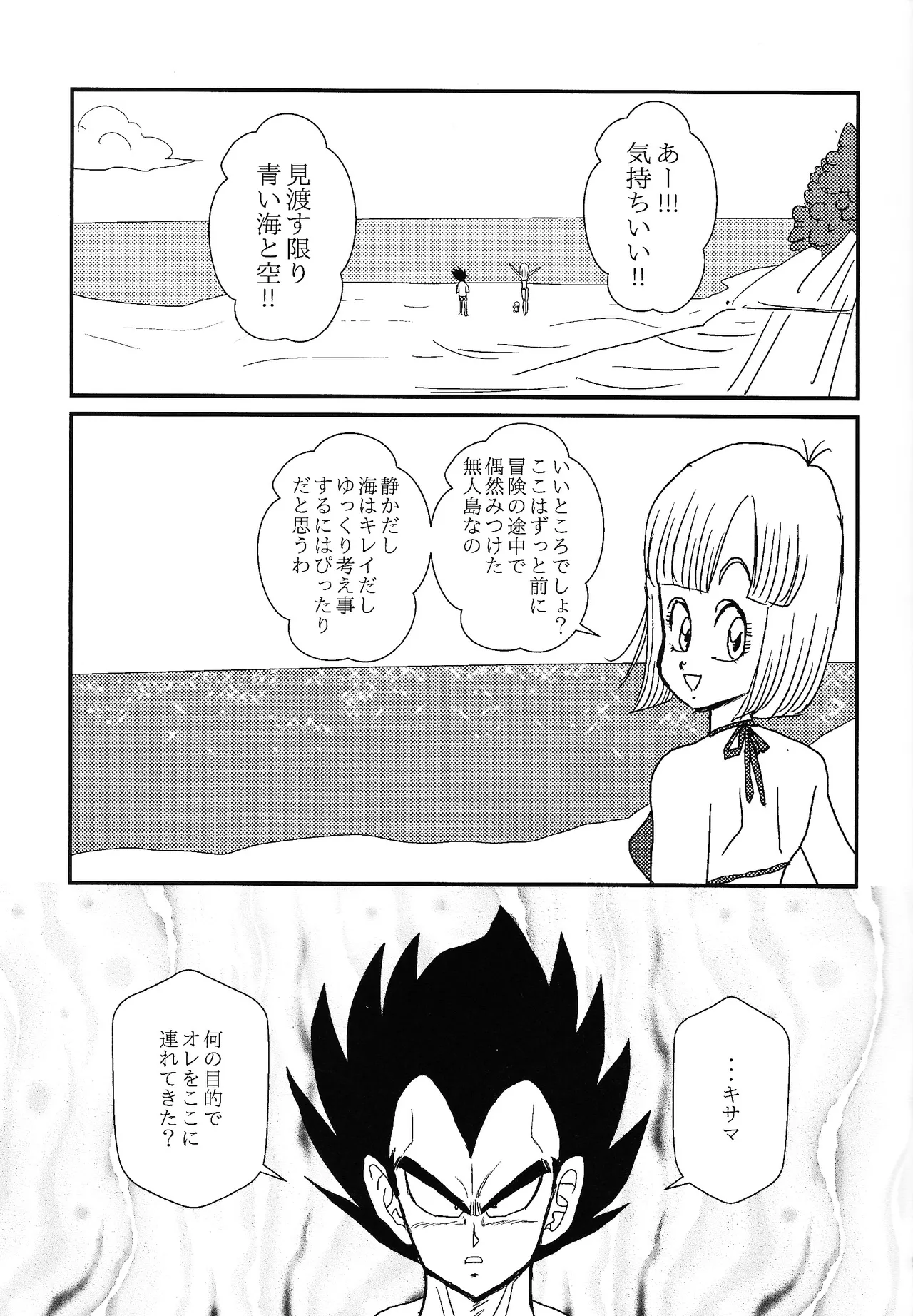 (C98) [Uchu (sora) no hate made (Kuromu)] HONEY AND MOON (Dragon Ball Z) imagen número 10