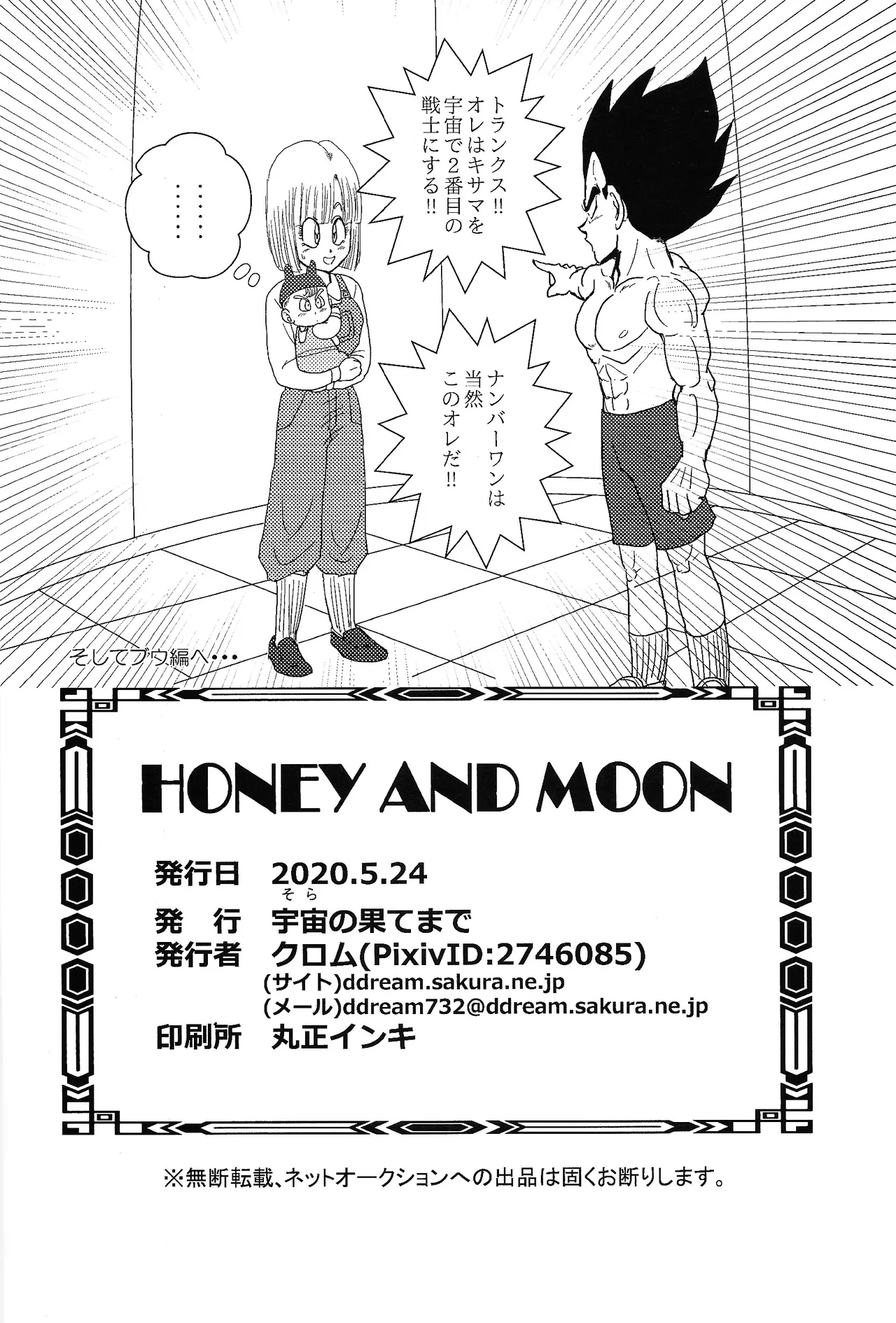 (C98) [Uchu (sora) no hate made (Kuromu)] HONEY AND MOON (Dragon Ball Z) imagen número 33