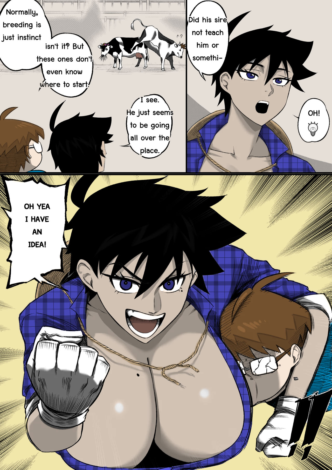 [NesZ] My Farmer Aunt is Having a Problem [English] [DL Color] [Colorized] image number 2