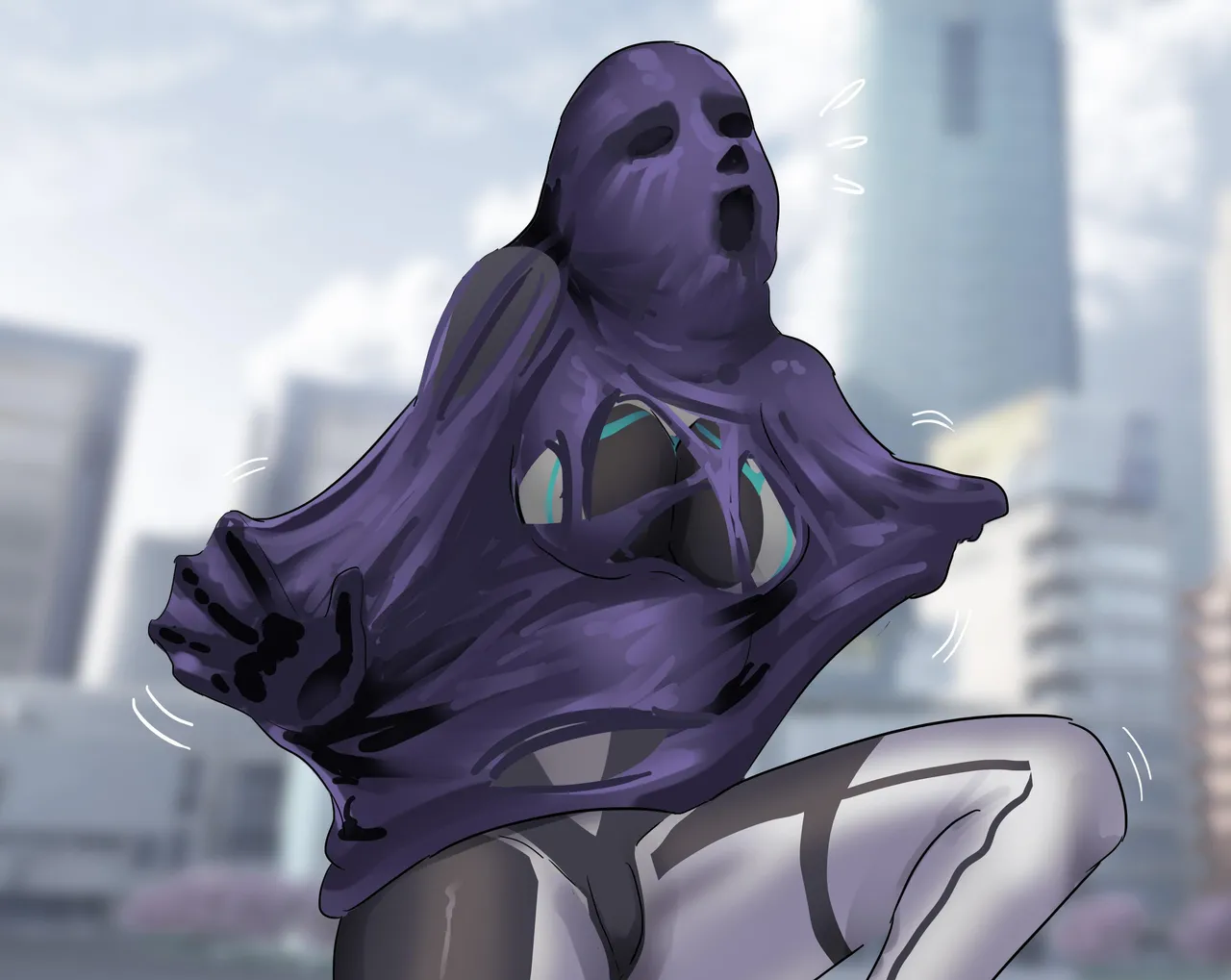 [King] 紧身衣女战士被寄生生物肆意玩弄 image number 15