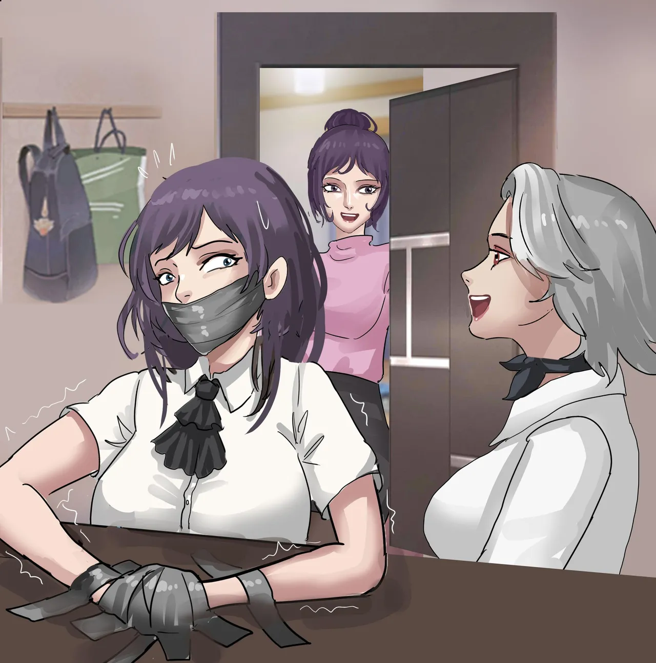 [King] 诡异家教  被骗缚的美丽母女 numero di immagine  23