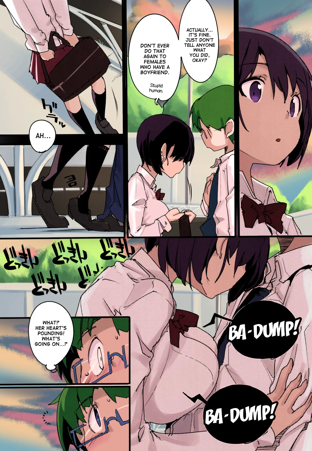 (C94) [Potato Salad (Kurisu)] Popuni Kei Joshi Panic! Vol. 7 [English] [desudesu] [Colorized] image number 32