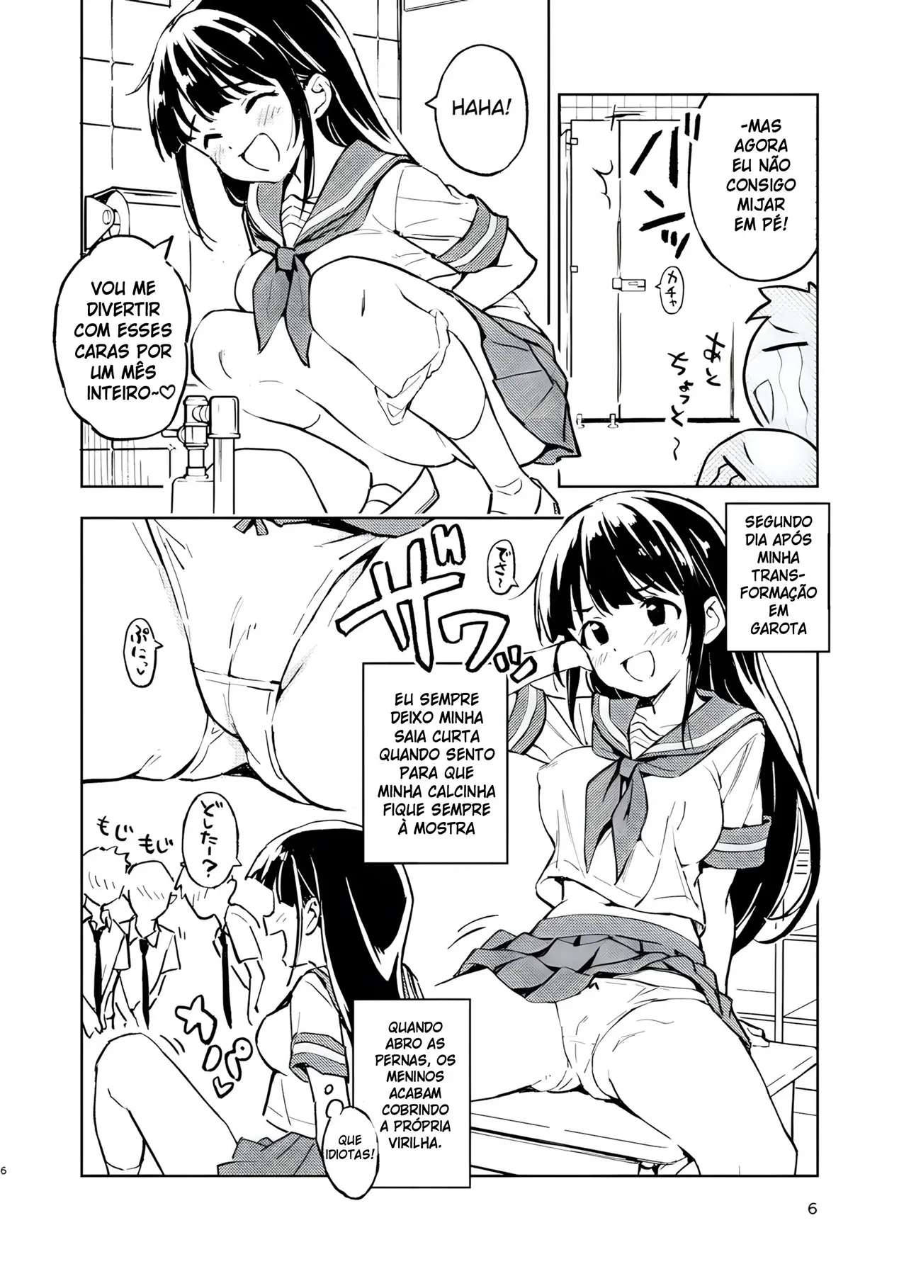 [Mirakoku (Yasumi Mirakichi)] 1-kagetsu Ninshin Shinakereba Otoko ni Modoreru Hanashi (1) [Portuguese-BR] [Digital] 이미지 번호 5