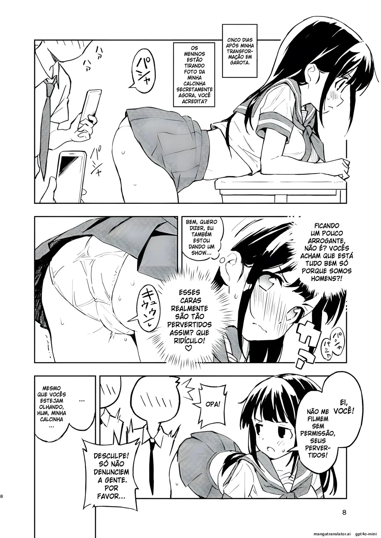 [Mirakoku (Yasumi Mirakichi)] 1-kagetsu Ninshin Shinakereba Otoko ni Modoreru Hanashi (1) [Portuguese-BR] [Digital] 이미지 번호 7