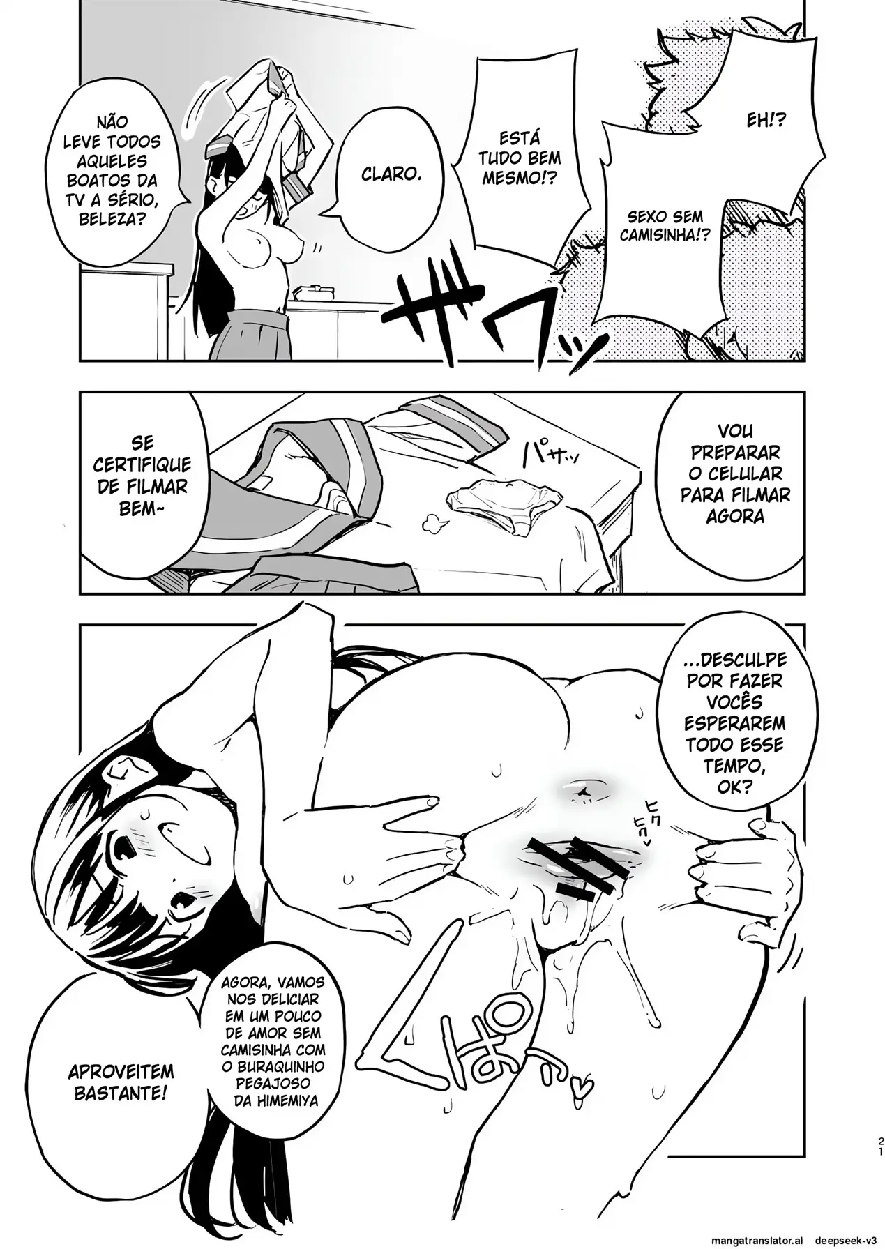 [Mirakoku (Yasumi Mirakichi)] 1-kagetsu Ninshin Shinakereba Otoko ni Modoreru Hanashi (3) [Portuguese-BR] Bildnummer 20