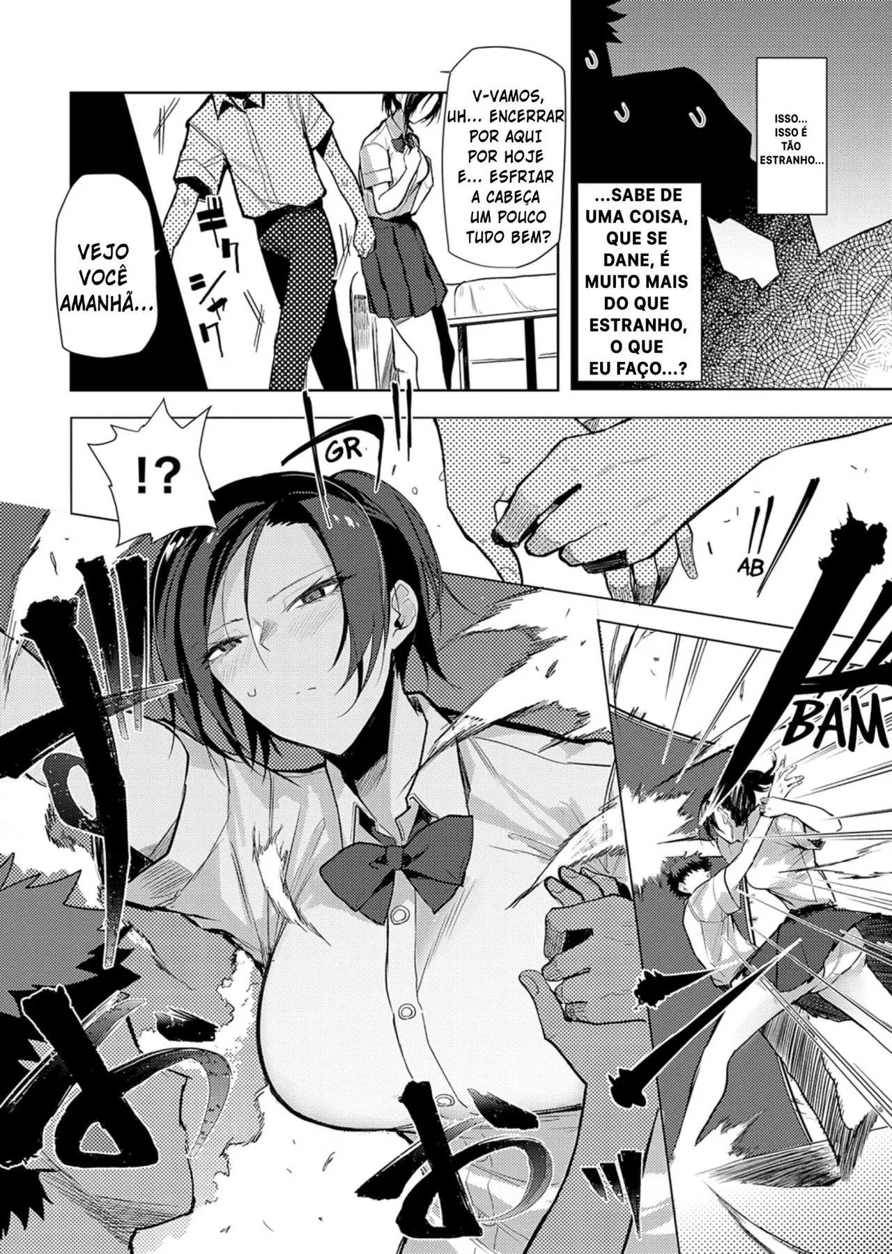 [Okyou] Iu wa Katashi Okonau wa Yasushi (COMIC Anthurium 2023-06) [Portuguese-BR] [Digital] image number 6