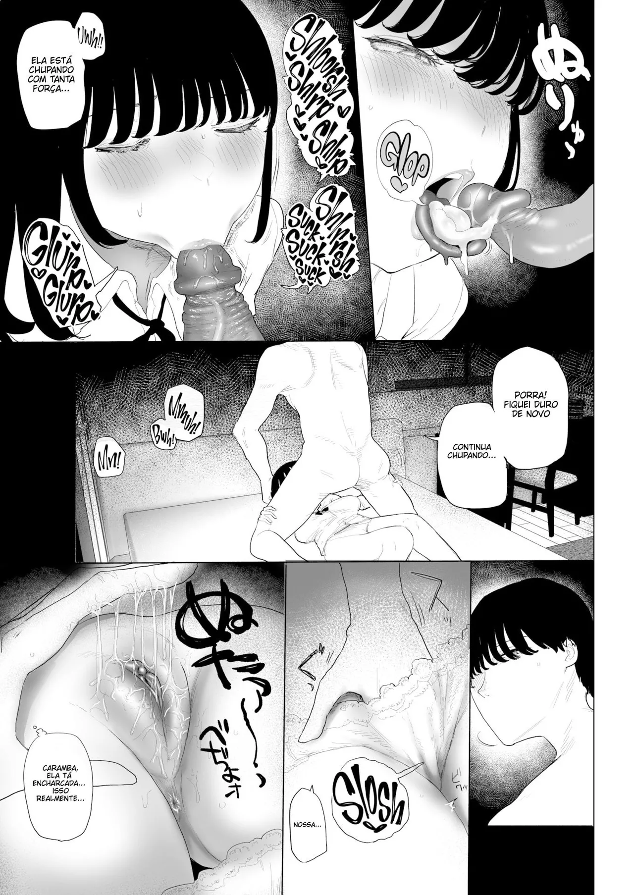 [Kanari Tokusaku] Kanojo ga Classmate o Tsuretekita! - Let's study blow job (COMIC X-EROS #100) [Portuguese-BR] [Digital] Bildnummer 15