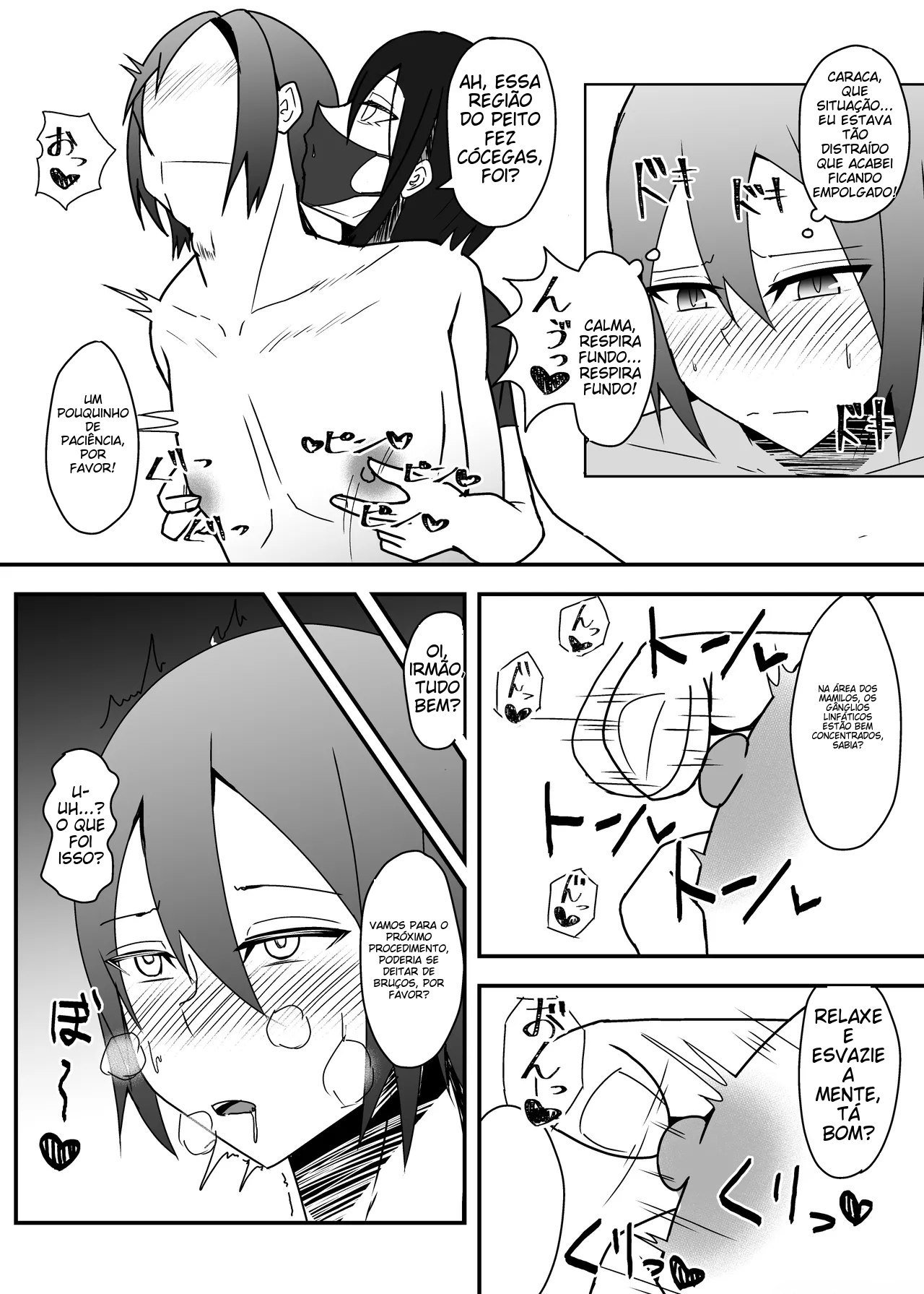 [yatsuatari (Ardens)] Kao no Ii Dosukebe Onii-san ni Ippai Kimochi Yoku Saserareru Hon [Portuguese-BR] [Digital] Bildnummer 9