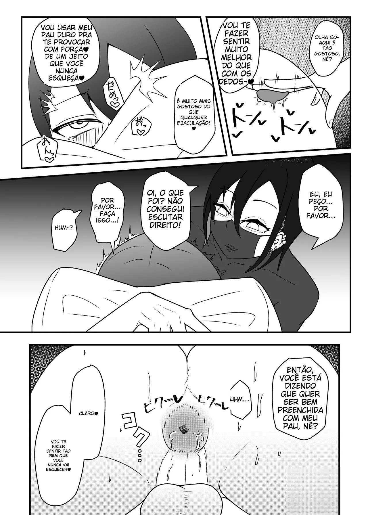 [yatsuatari (Ardens)] Kao no Ii Dosukebe Onii-san ni Ippai Kimochi Yoku Saserareru Hon [Portuguese-BR] [Digital] Bildnummer 14