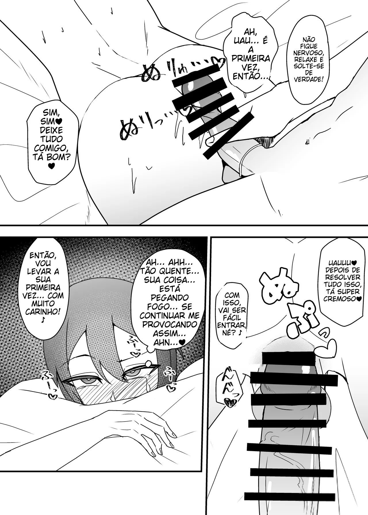 [yatsuatari (Ardens)] Kao no Ii Dosukebe Onii-san ni Ippai Kimochi Yoku Saserareru Hon [Portuguese-BR] [Digital] Bildnummer 15