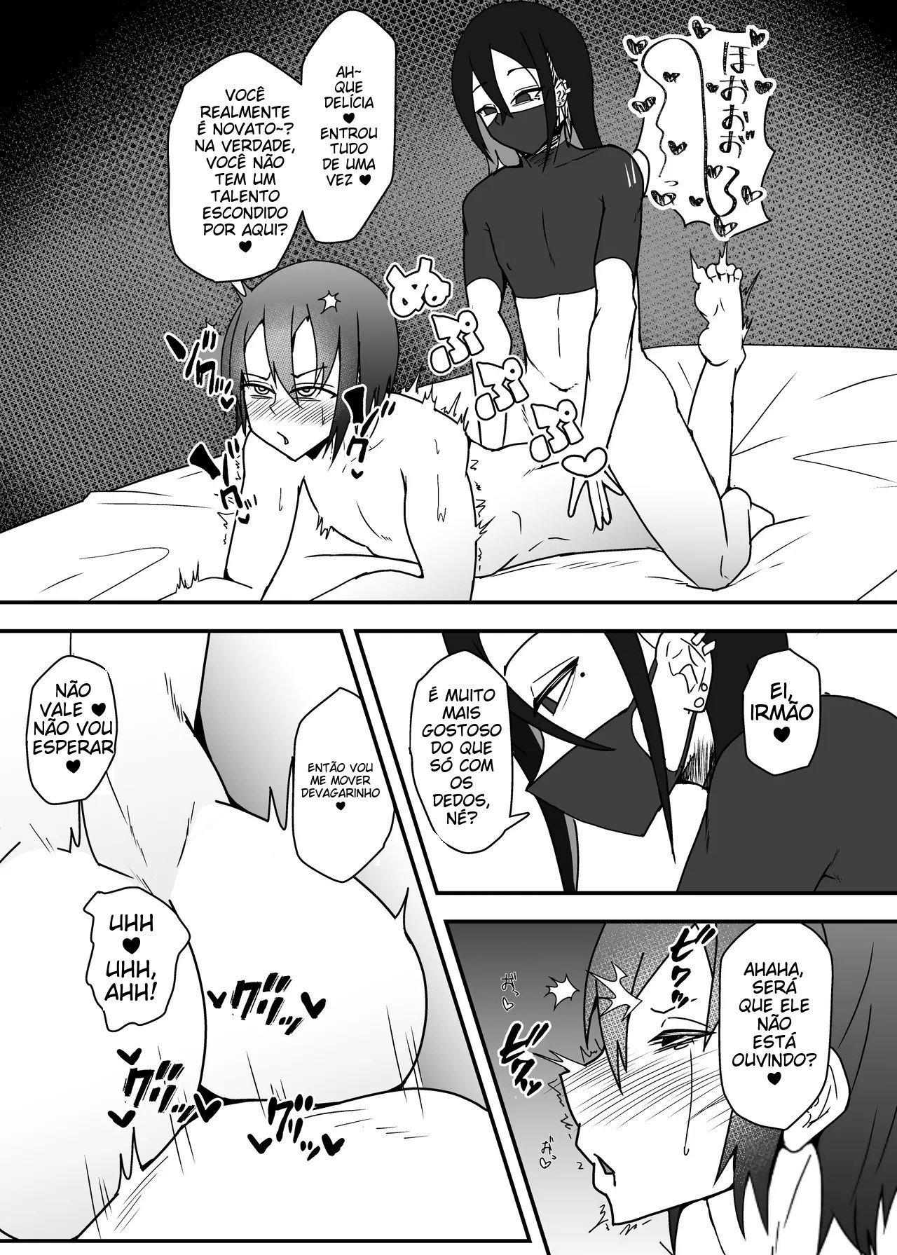 [yatsuatari (Ardens)] Kao no Ii Dosukebe Onii-san ni Ippai Kimochi Yoku Saserareru Hon [Portuguese-BR] [Digital] Bildnummer 16