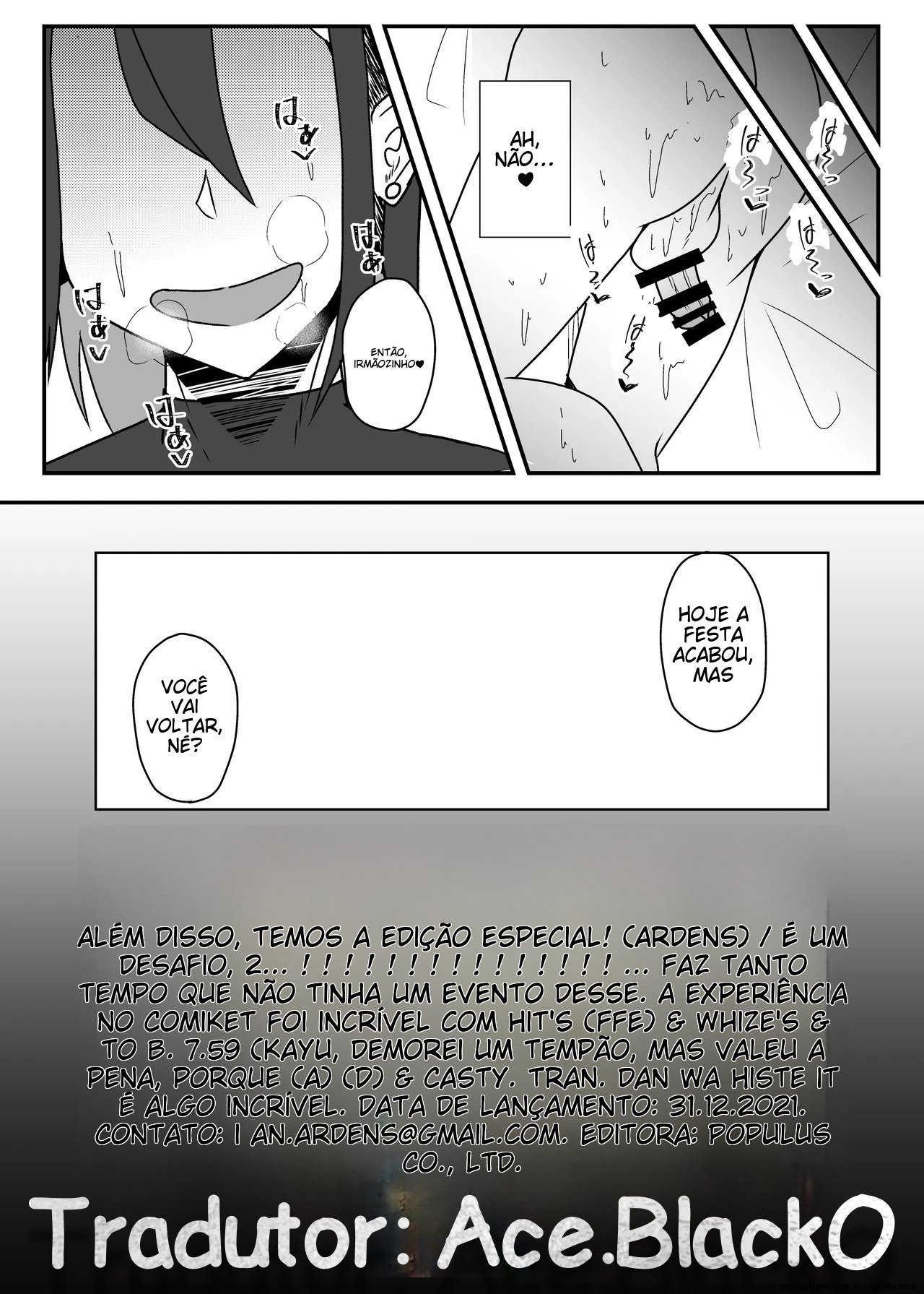 [yatsuatari (Ardens)] Kao no Ii Dosukebe Onii-san ni Ippai Kimochi Yoku Saserareru Hon [Portuguese-BR] [Digital] Bildnummer 21