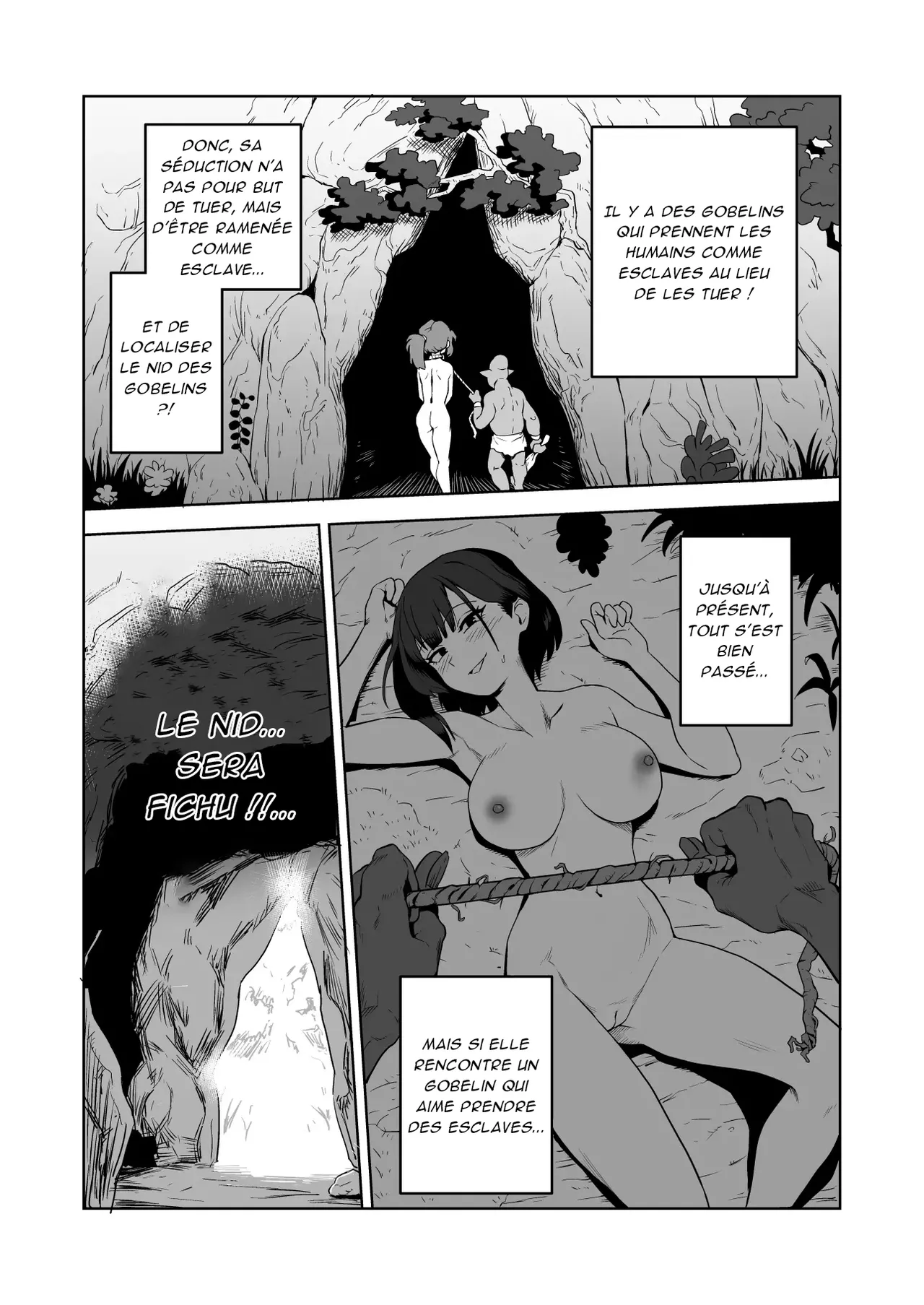 [yamabatake] Zako-kan Nerai no Do-M Onna Kishi ga Hontou ni Goblin Dorei ni Sareru Hanashi Zenpen Part 1 [French][AkroDa] Bildnummer 14