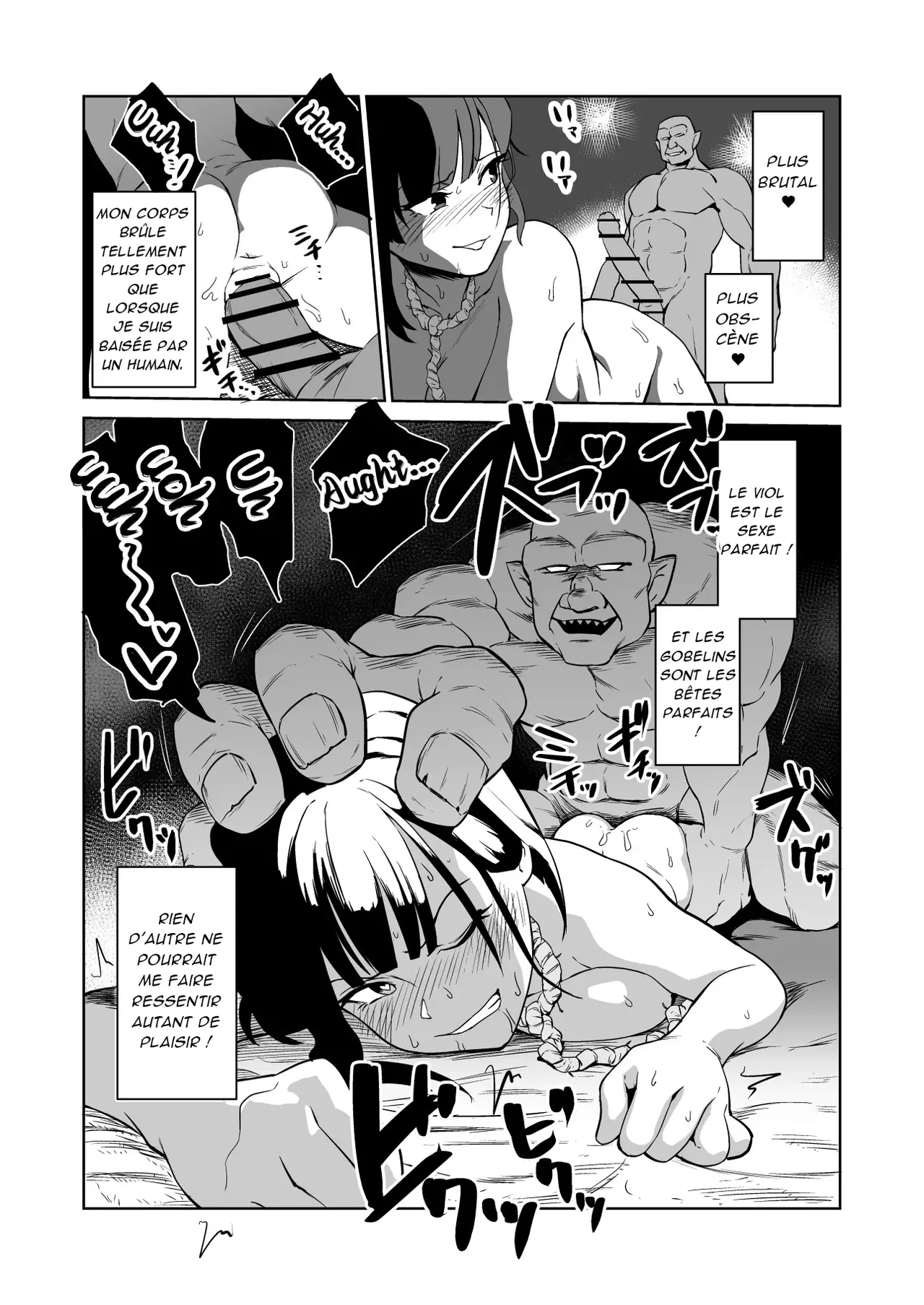 [yamabatake] Zako-kan Nerai no Do-M Onna Kishi ga Hontou ni Goblin Dorei ni Sareru Hanashi Zenpen Part 1 [French][AkroDa] Bildnummer 29