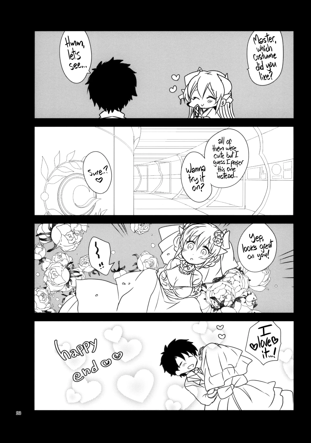 (C93) [Mamedaifukuya (Mameko)] Kosupure Kiyo hiーto | Cosplay Kiyohii (Fate/Grand Order) [English] [Black Grimoires] image number 23