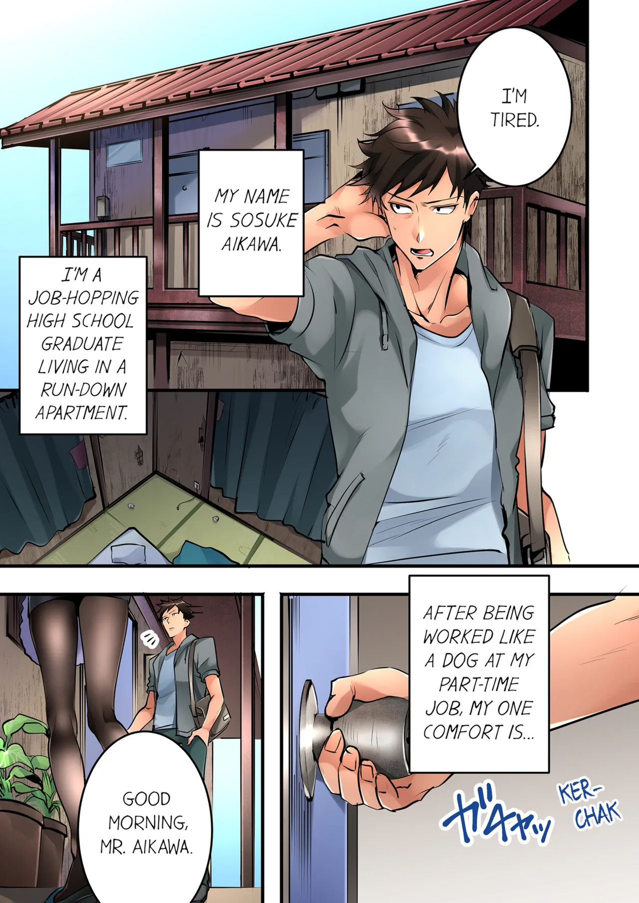 [Hatokonro] Onnanoko ga Ochita Saki wa, Ore no Musuko no Sakippo deshita | What She Fell On Was the Tip of My Dick Vol. 1 [English] [Decensored] [Ongoing] numero di immagine  3