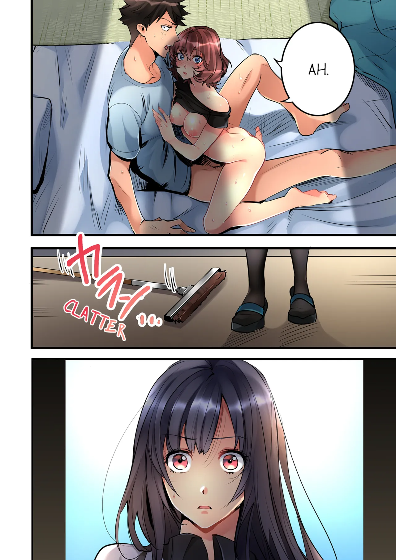 [Hatokonro] Onnanoko ga Ochita Saki wa, Ore no Musuko no Sakippo deshita | What She Fell On Was the Tip of My Dick Vol. 1 [English] [Decensored] [Ongoing] numero di immagine  18