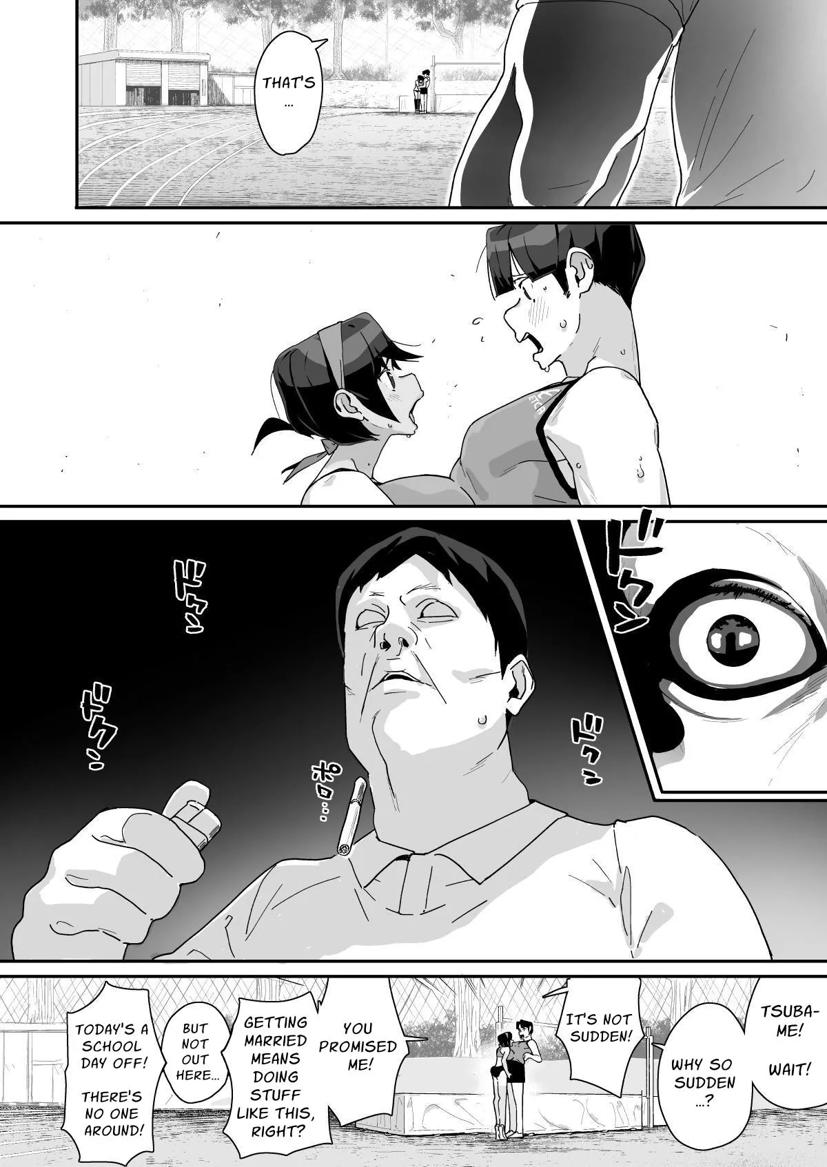 [Entelekheia (Chirumakuro)] Osananajimi Rikujou Shoujo no Minamikami Tsubame, Ossan Kyoushi ni Yogosareru. | My Longtime Friend and Track & Field Athlete Tsubame Minamikami is Sullied by an Ugly Bastard [English] [Solid Rose] numero di immagine  17