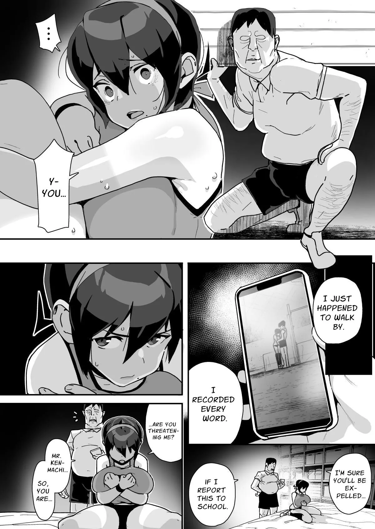 [Entelekheia (Chirumakuro)] Osananajimi Rikujou Shoujo no Minamikami Tsubame, Ossan Kyoushi ni Yogosareru. | My Longtime Friend and Track & Field Athlete Tsubame Minamikami is Sullied by an Ugly Bastard [English] [Solid Rose] numero di immagine  23