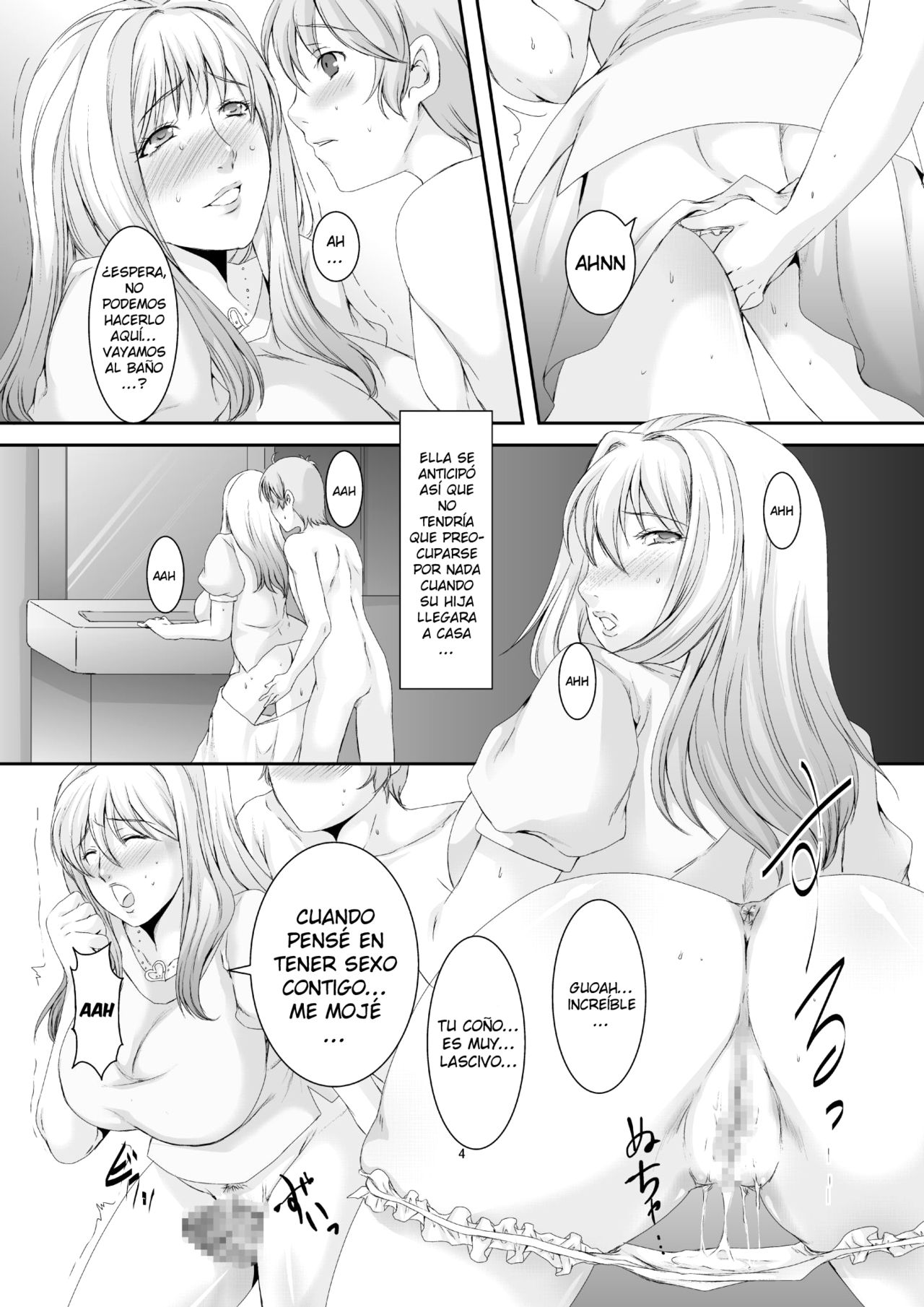 [Sprechchor (Eguchi Chibi)] Oku-sama wa Moto Yariman -Besluted- 2 (Spanish) (Freelance_Subs) изображение № 4