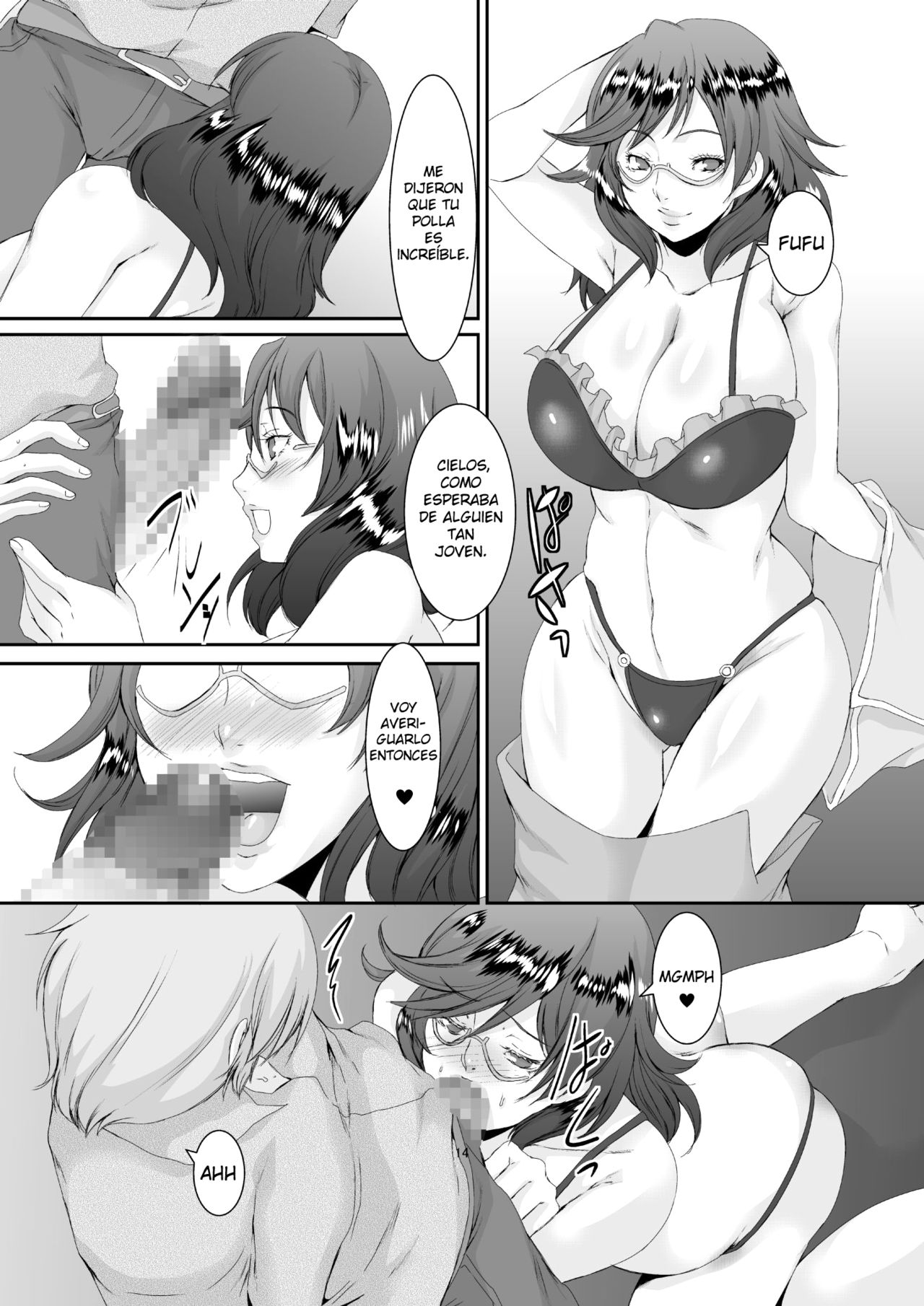 [Sprechchor (Eguchi Chibi)] Oku-sama wa Moto Yariman -Besluted- 2 (Spanish) (Freelance_Subs) изображение № 14