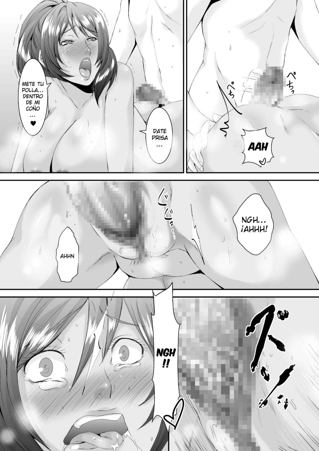 [Sprechchor (Eguchi Chibi)] Oku-sama wa Moto Yariman -Besluted- 2 (Spanish) (Freelance_Subs) изображение № 27