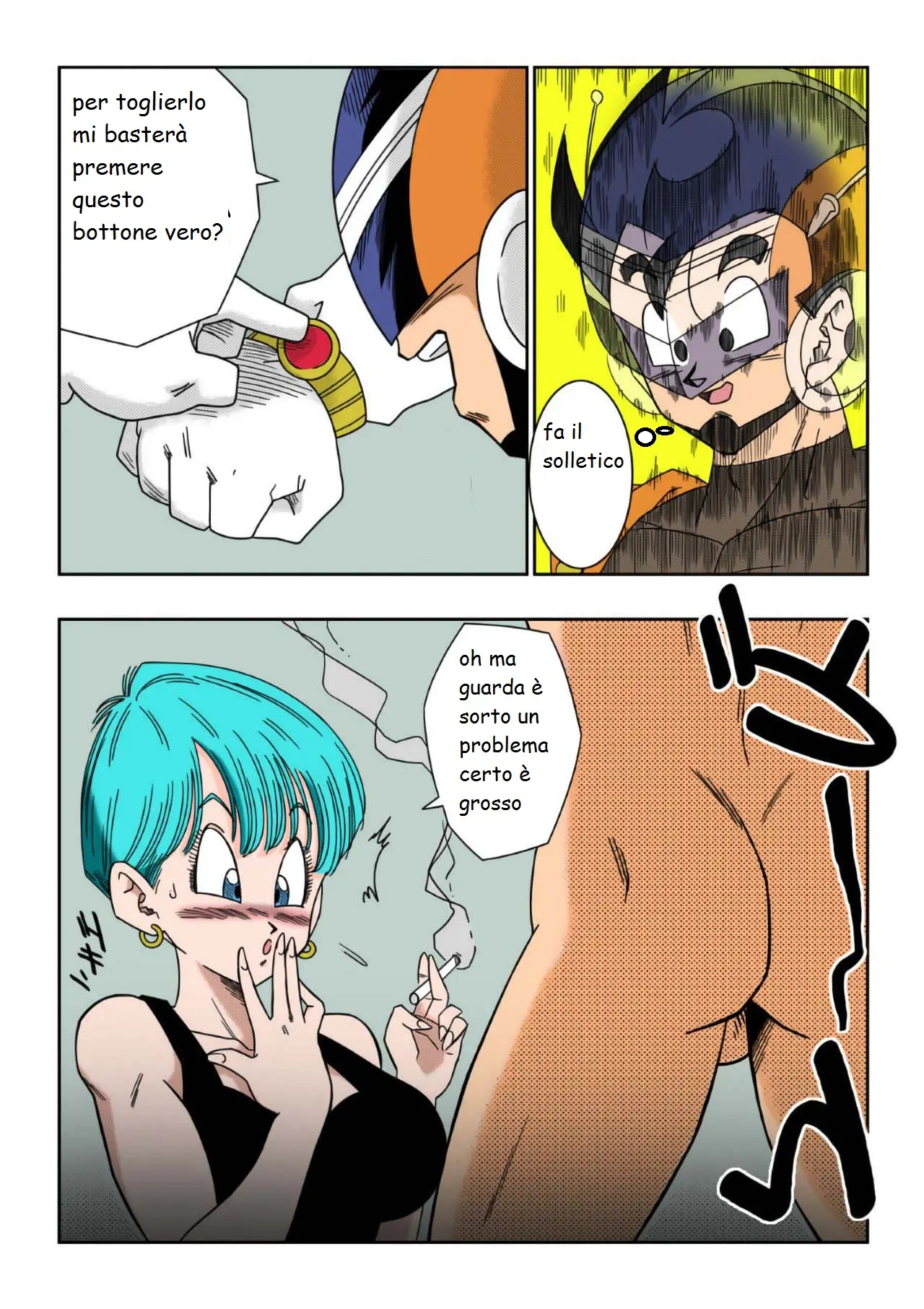 [Yamamoto Doujin (Yamamoto)] DagonBall - Love Triangle Z 3 | Triangolo Amoroso 3 [Italian] [Colorized] 画像番号 3