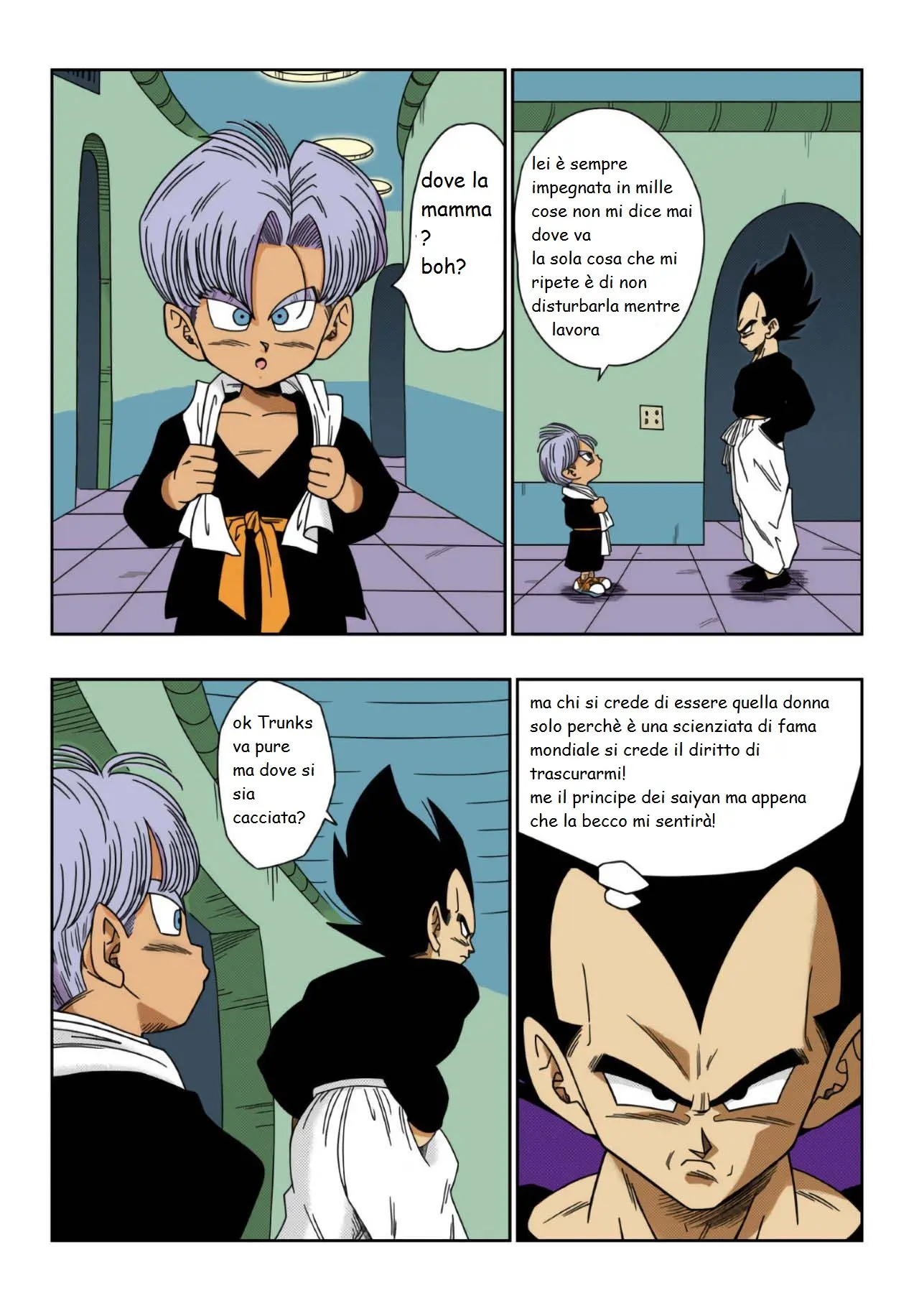 [Yamamoto Doujin (Yamamoto)] DagonBall - Love Triangle Z 3 | Triangolo Amoroso 3 [Italian] [Colorized] 画像番号 13