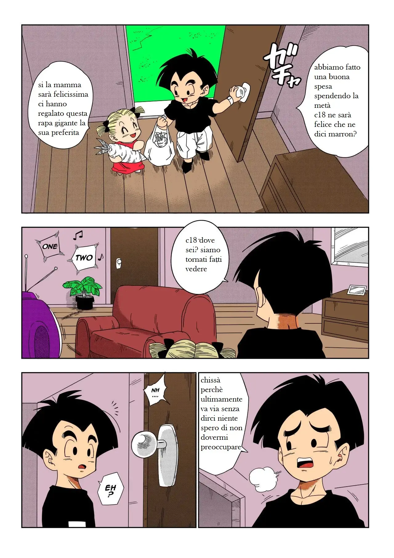 [Yamamoto] 18-gou vs Kame Sennin | Il Patto tra C-18 e Il Maestro Muten (Dragon Ball Z) [Italian] [Colorized] изображение № 24