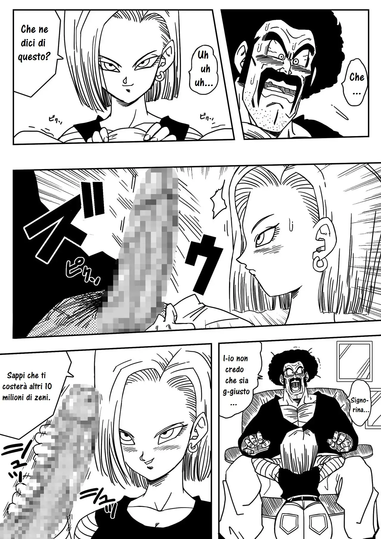 [Yamamoto] Mr. Satan vs Android 18 | Mr Satan Contro C-18 (Dragon Ball Z) [Italian] image number 5