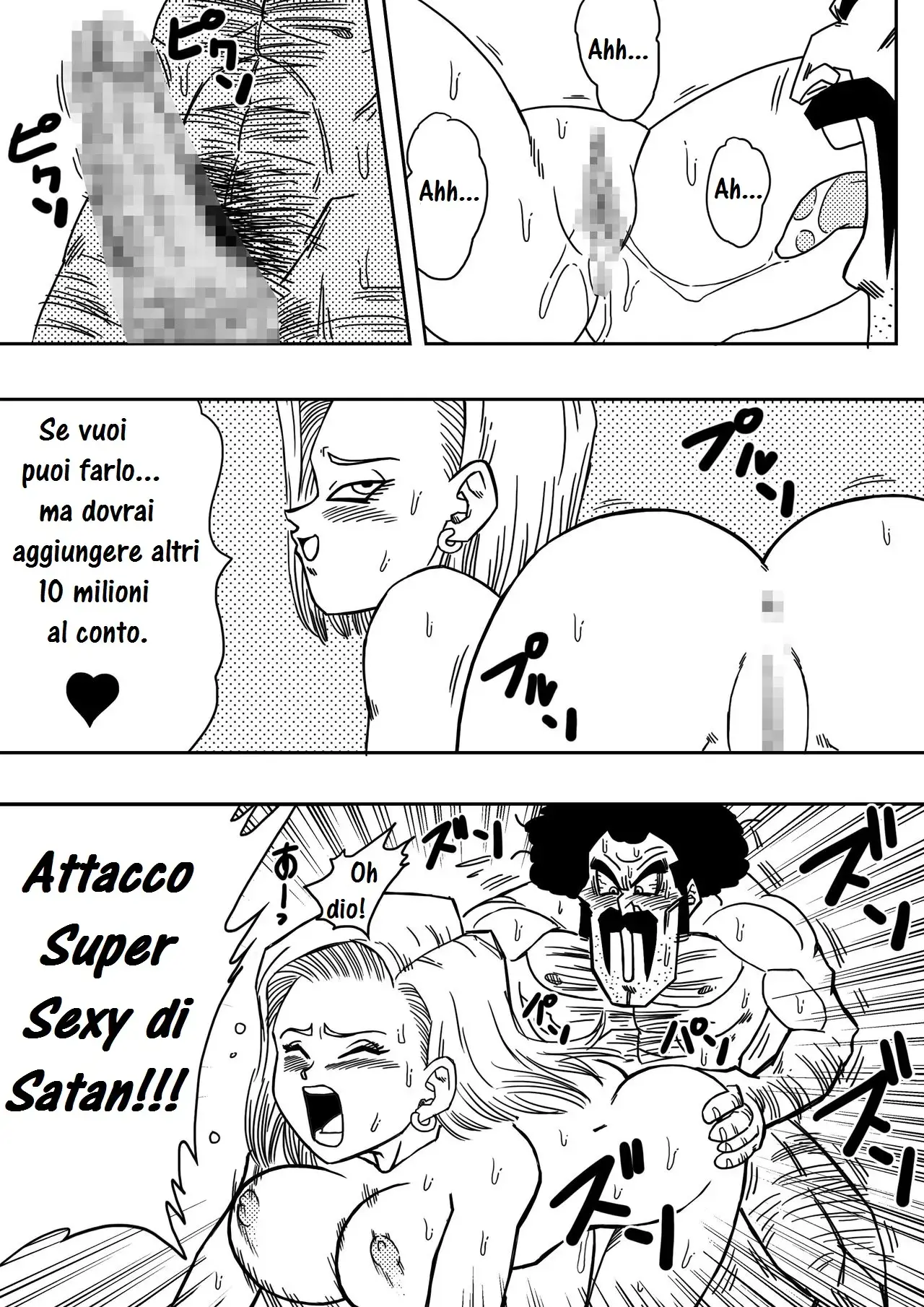 [Yamamoto] Mr. Satan vs Android 18 | Mr Satan Contro C-18 (Dragon Ball Z) [Italian] image number 9