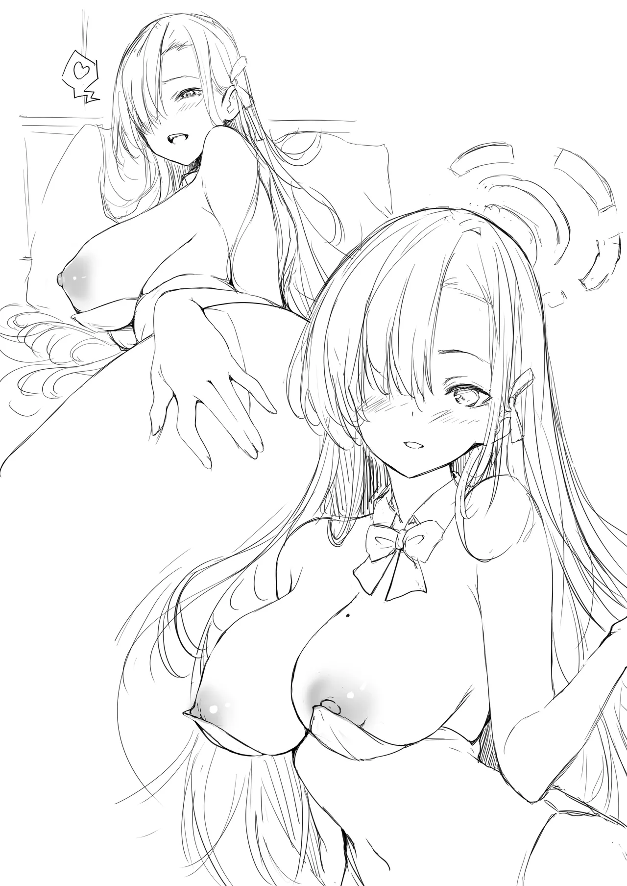 [Gyoukousyu (Gon.)] If you keep quiet cute & UPSIDEver.3.0 (Blue Archive) [Digital] 이미지 번호 26