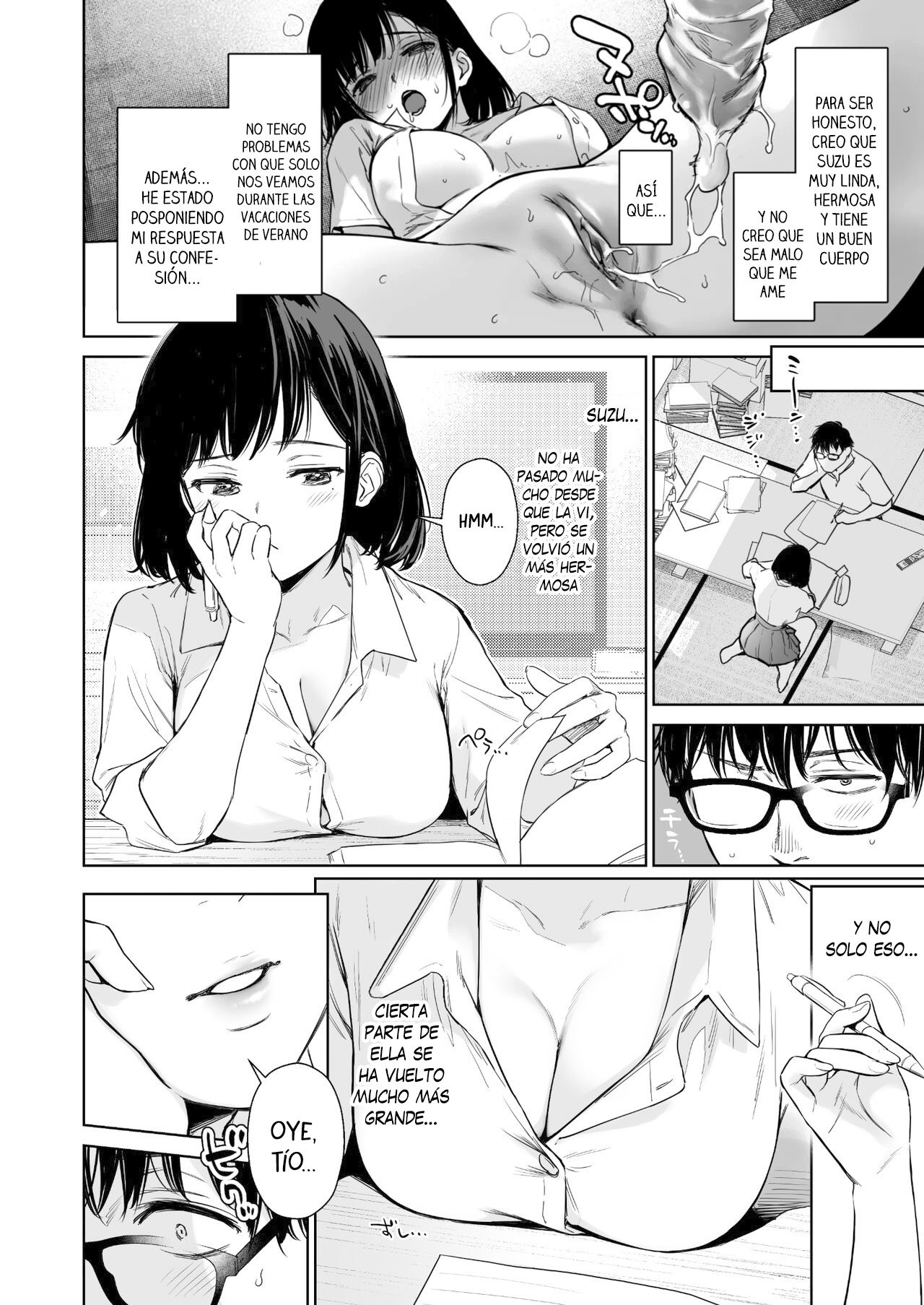 [Doushoku (Umakuchi Syouyu)] Toaru Natsu, Mei to Futarikiri. - Un verano... Solo con mi sobrina. [Español] [Traducciones necesarias] [Sin Censura] [Digital] image number 6