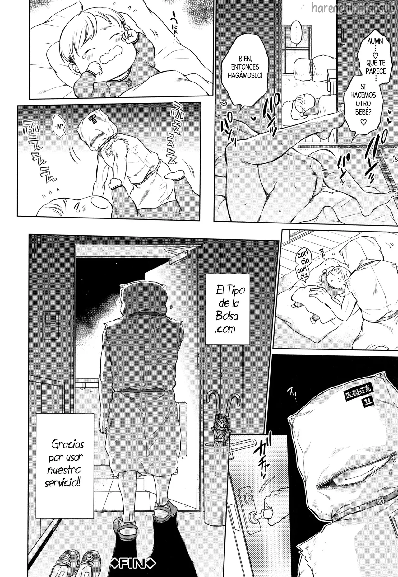 [Sabusuka] Fukuro Otoko | El Tipo de la Bolsa [Spanish] [Digital] [Harenchi no Fansub] Bildnummer 31