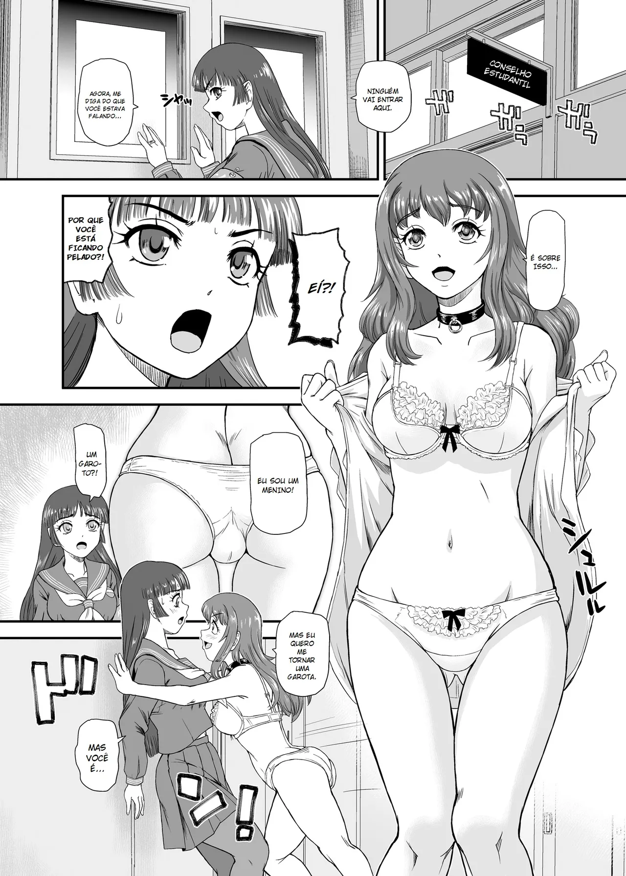 A Vida Escolar De Uma Futanari - 10 image number 14