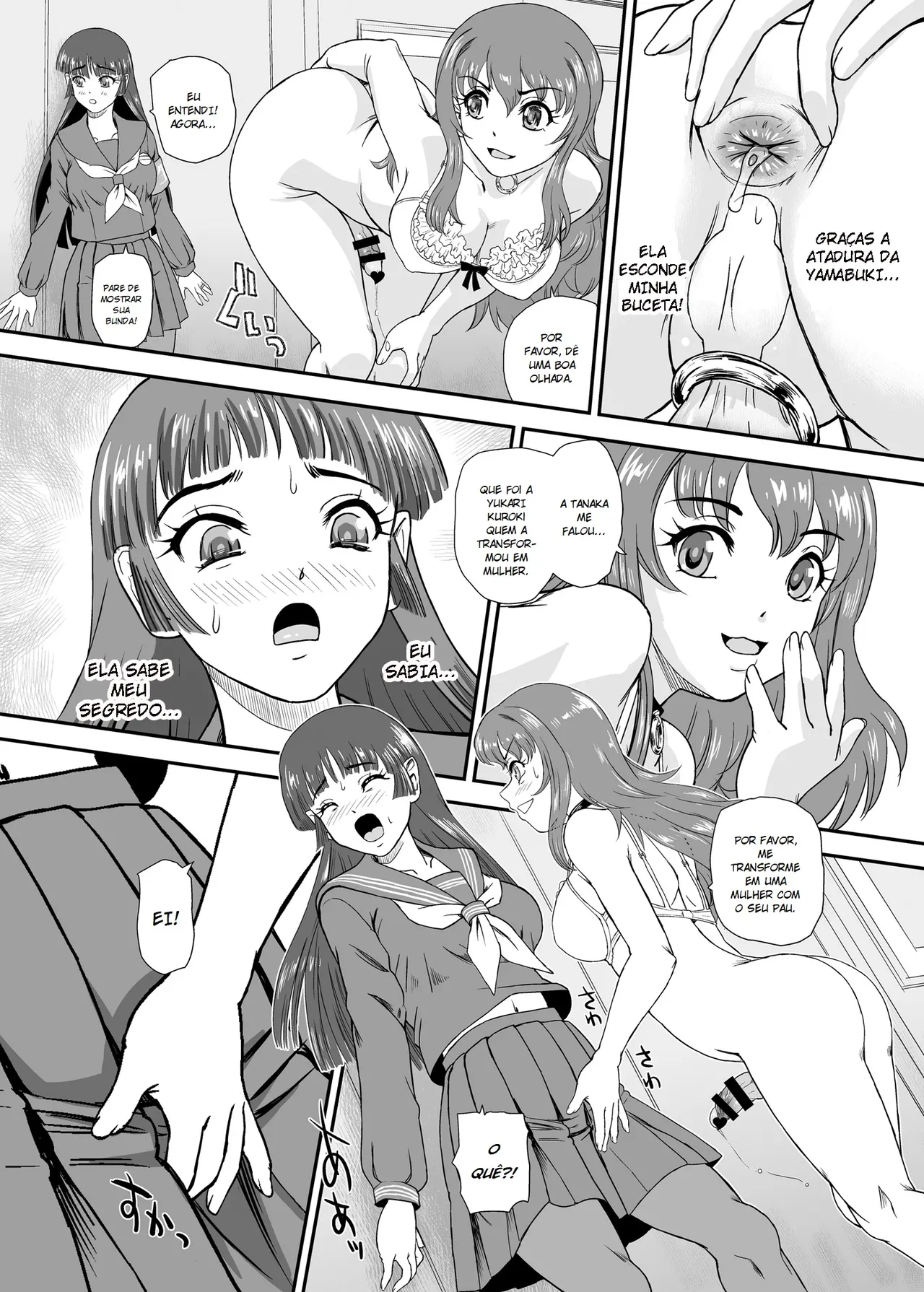 A Vida Escolar De Uma Futanari - 10 image number 16