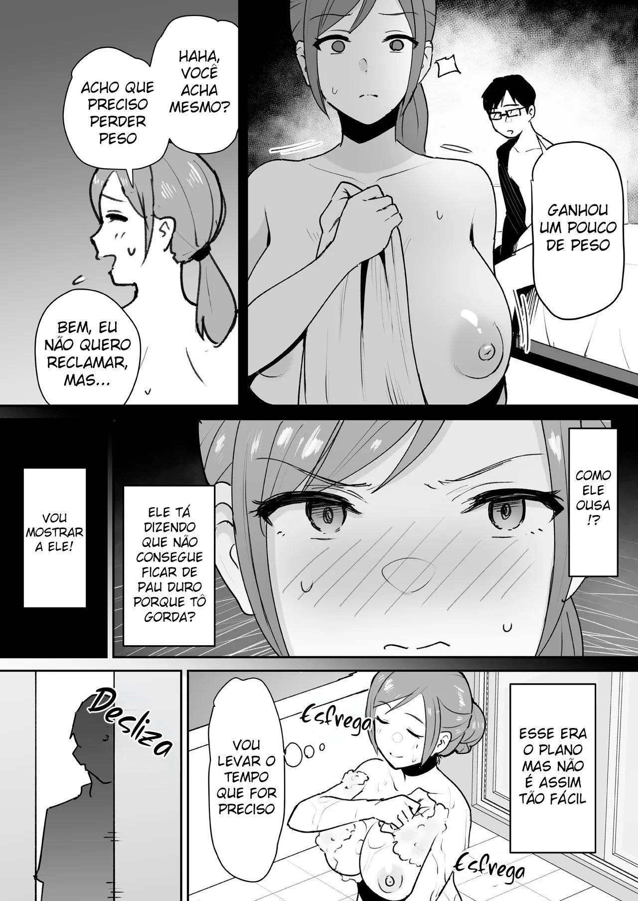 [Shimofuri Niku (Shimofuri)] Yuujin no Haha wa Dekachin ni Yowai | A Mãe do Meu Amigo Tem Uma Fraqueza Por Pau Grande [Portuguese-BR] {MundoHentaiOficial.com} image number 5
