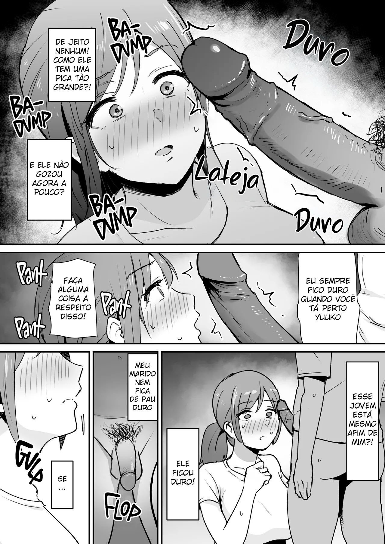 [Shimofuri Niku (Shimofuri)] Yuujin no Haha wa Dekachin ni Yowai | A Mãe do Meu Amigo Tem Uma Fraqueza Por Pau Grande [Portuguese-BR] {MundoHentaiOficial.com} image number 12