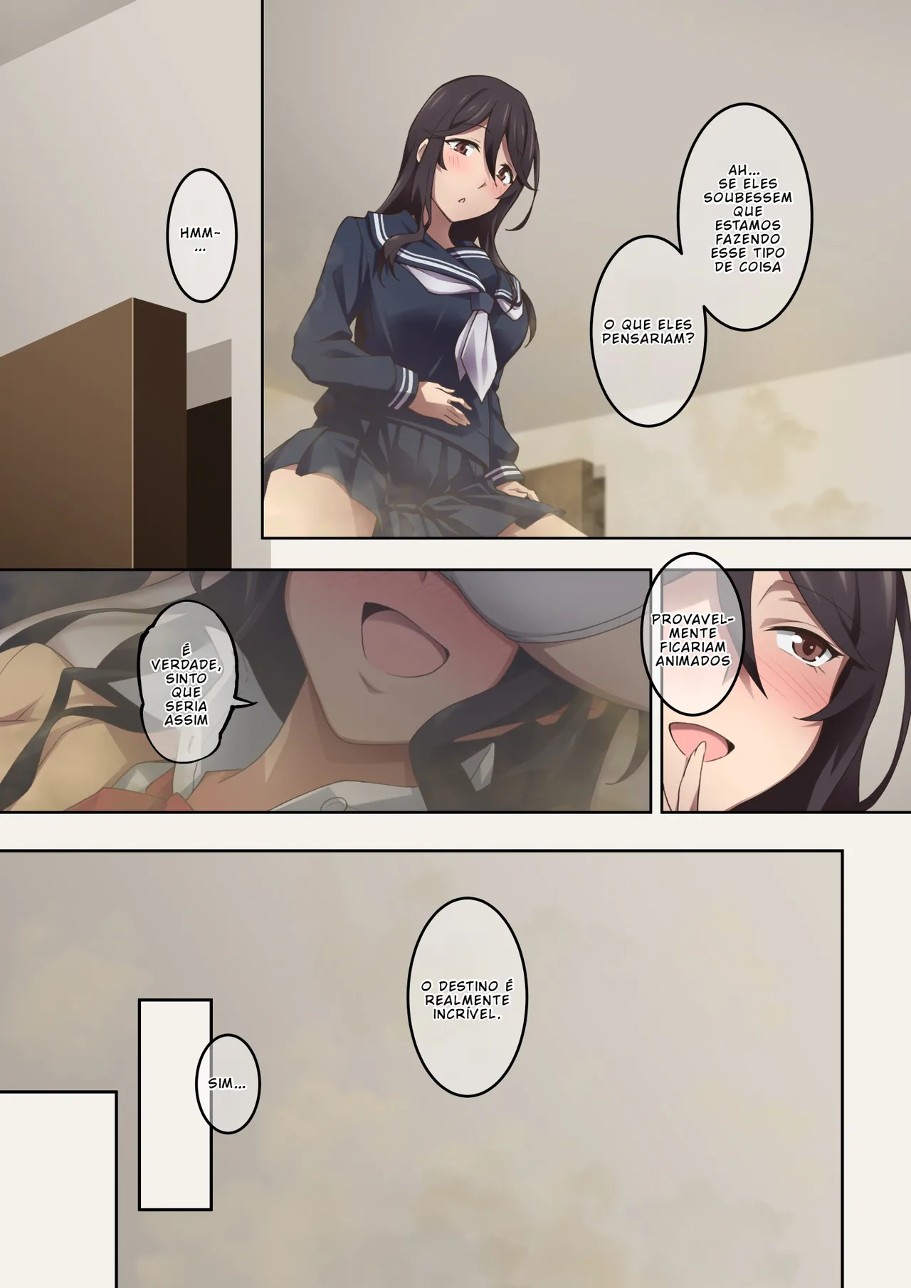 [Kaori no Chikara (Kaze no Koe)] Jitsu wa Onara Play ga Shumi no S na Tomodachi Doushi ga Kagaseatte Mitara Numatta Ken [Portuguese-BR] [BLACKSUB] image number 6