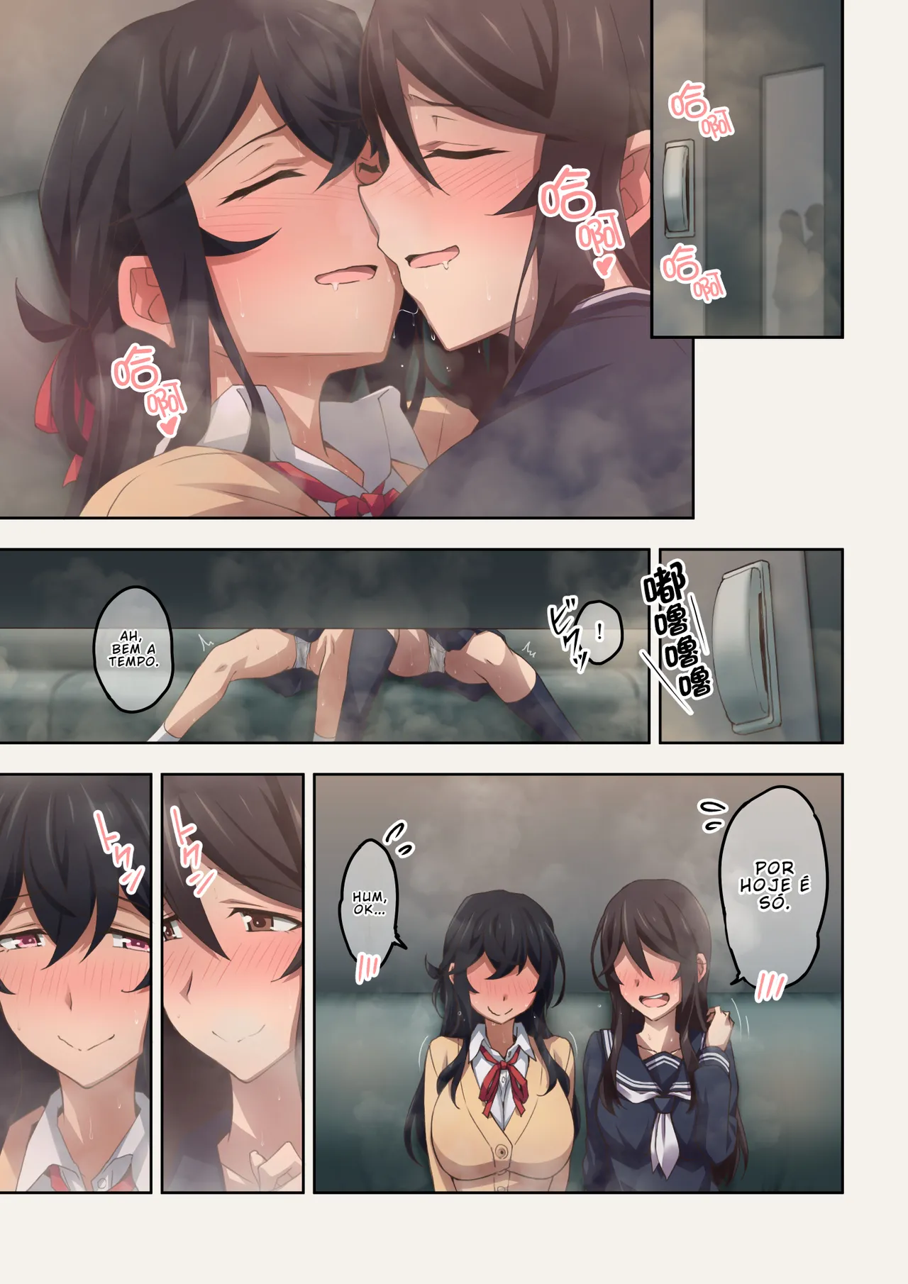 [Kaori no Chikara (Kaze no Koe)] Jitsu wa Onara Play ga Shumi no S na Tomodachi Doushi ga Kagaseatte Mitara Numatta Ken [Portuguese-BR] [BLACKSUB] image number 30