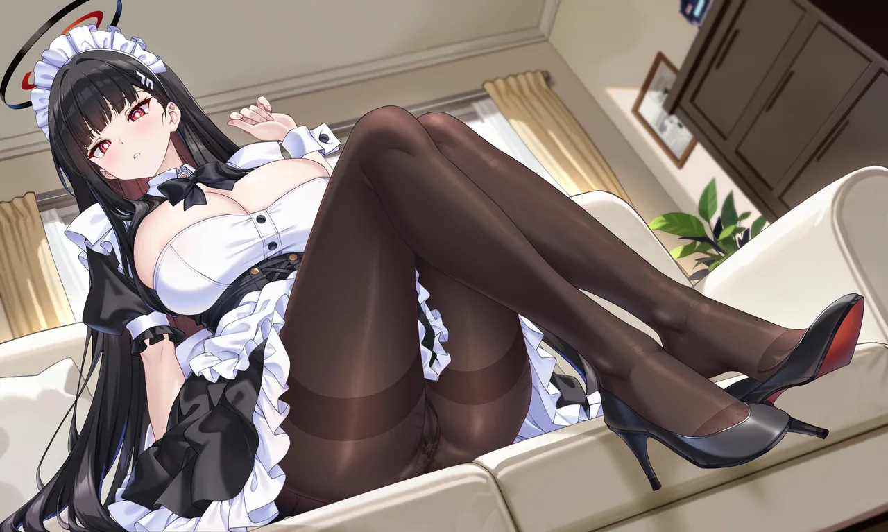 [Kuma no Ana (Shirokuma A)] Maid Rio no Ichinichi | 和女仆莉音的一天 (Blue Archive) [Chinese] [Digital] Bildnummer 31