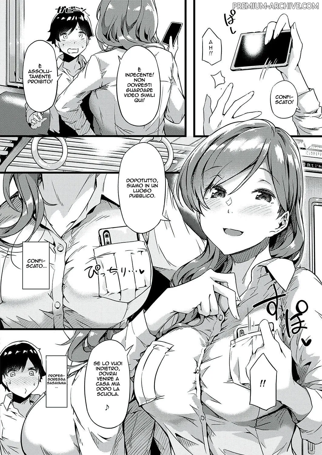 [Tokiwa Midori] Ura-aka Sensei | L'account segreto della prof [Italian] numero di immagine  2