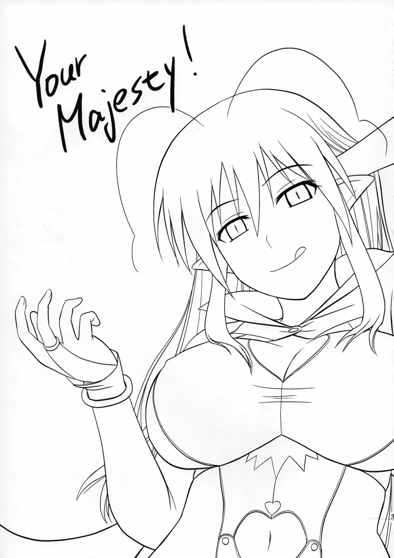 (C80) [G-SCAN CORP. (Satou Chagashi)] Your Majesty (Lotte no Omocha!) [Chinese] [RATKING機翻] 图片编号 2