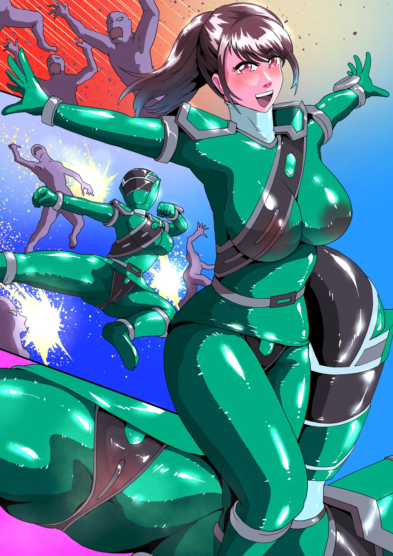 [Zizi] 可愛がられるキラメイグリーン 图片编号 3