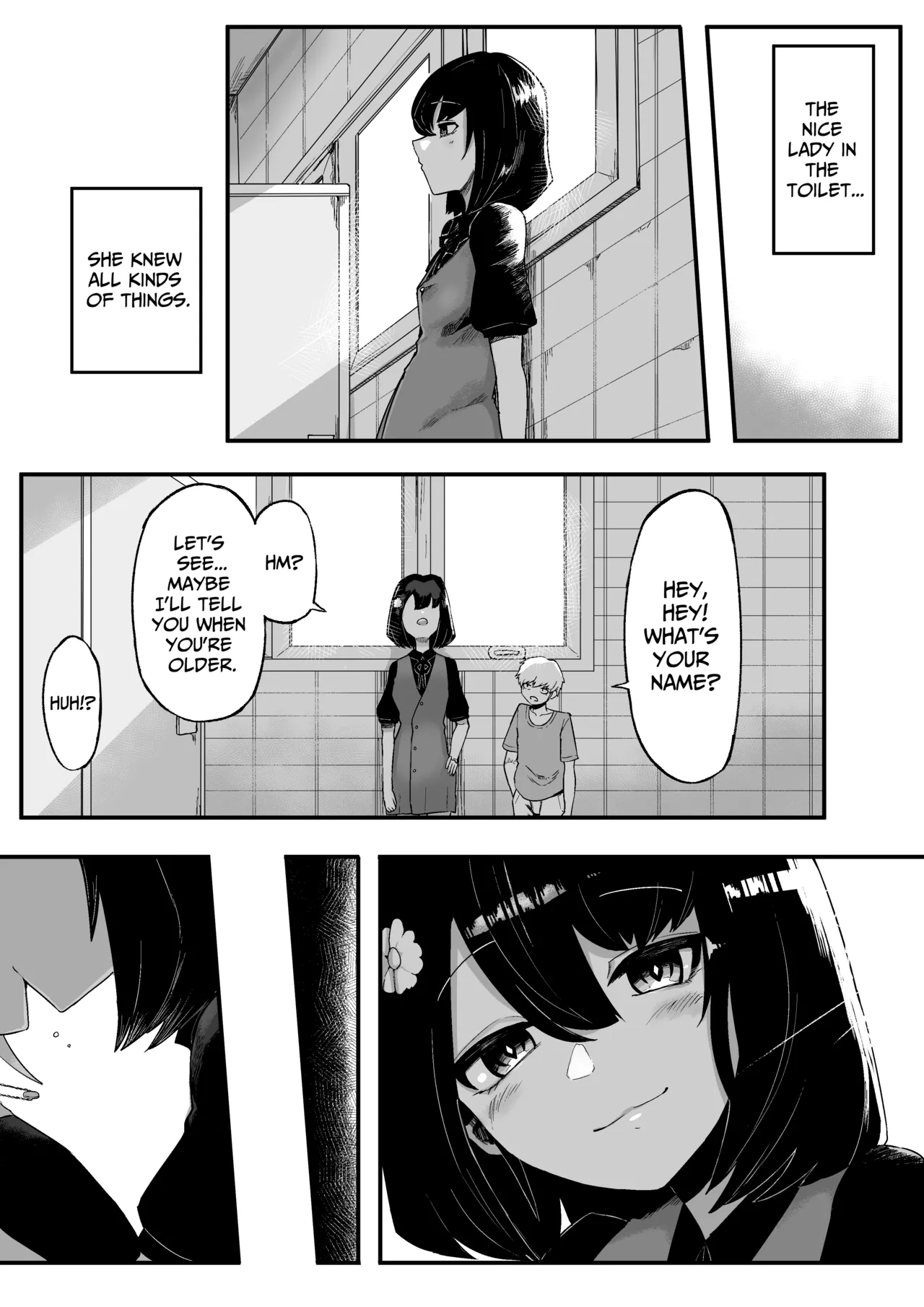 [Aimai no Wakusei (Nabatani Kinoko)] Toilet no Hanabirako-san | Hanako of the Toilet [English] [lethal dolphin] image number 11