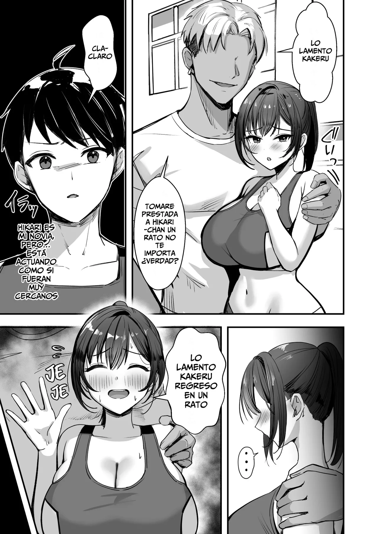 [Azarashi no Otoshimono (Marumai)] Bakunyuu na Rikujoubu no Kanojo, Senpai ni wa Sakaraemasen [Español] Bildnummer 26