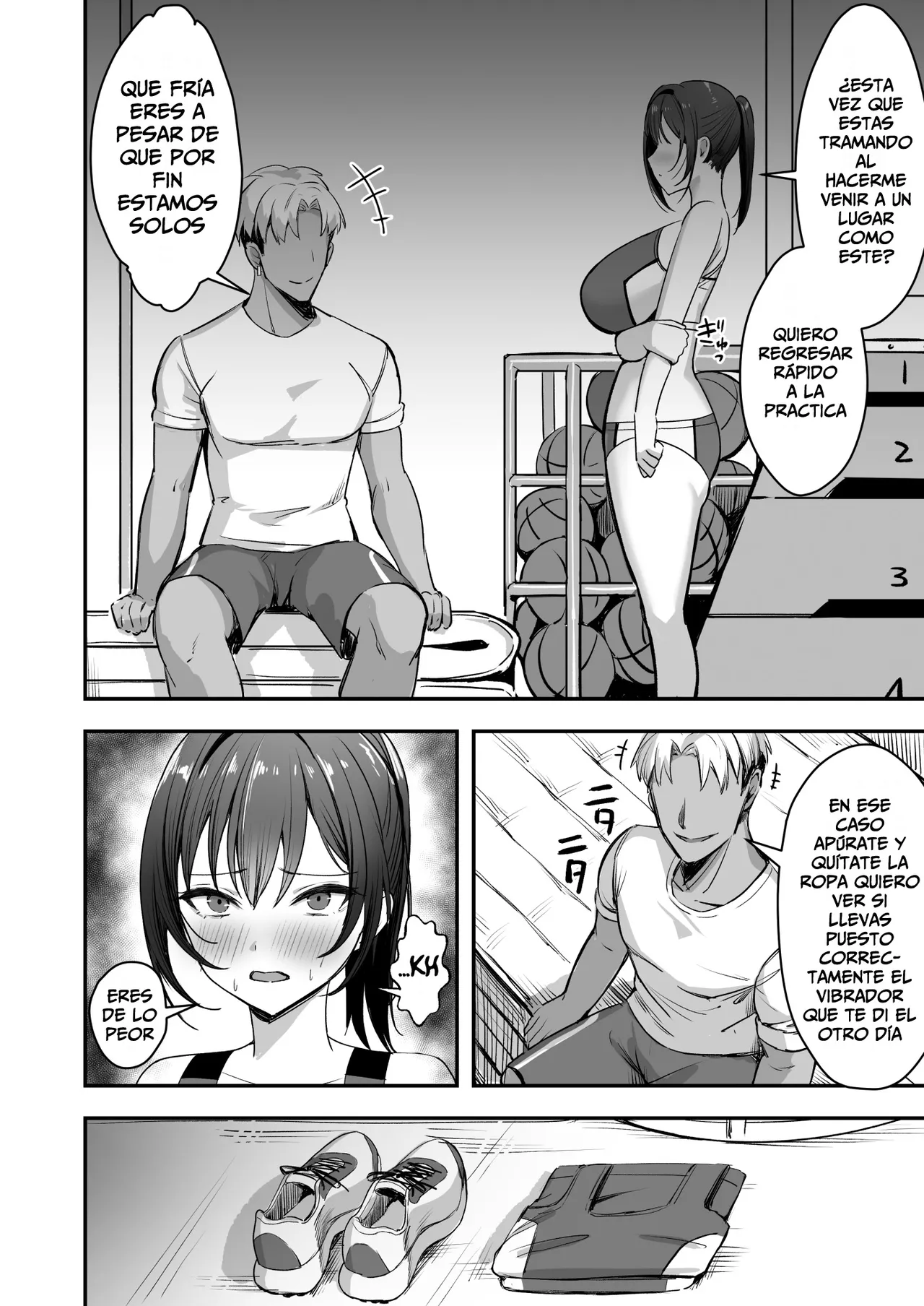 [Azarashi no Otoshimono (Marumai)] Bakunyuu na Rikujoubu no Kanojo, Senpai ni wa Sakaraemasen [Español] Bildnummer 27