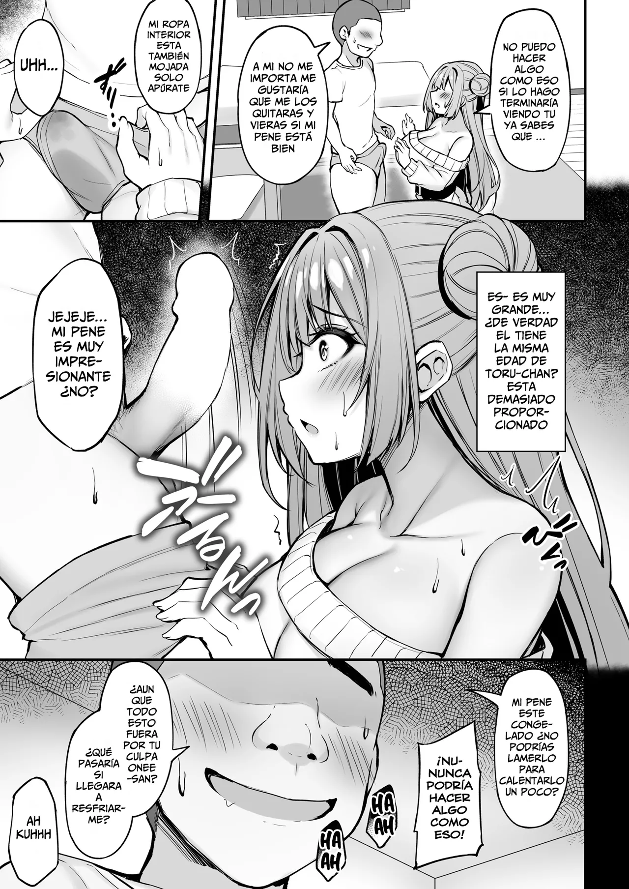 [Mofurentei (Xe)] Itsumo Yasashii Onee-san wa Boku no Inai Aida ni [Spanish] [Leisure] [Digital] image number 28