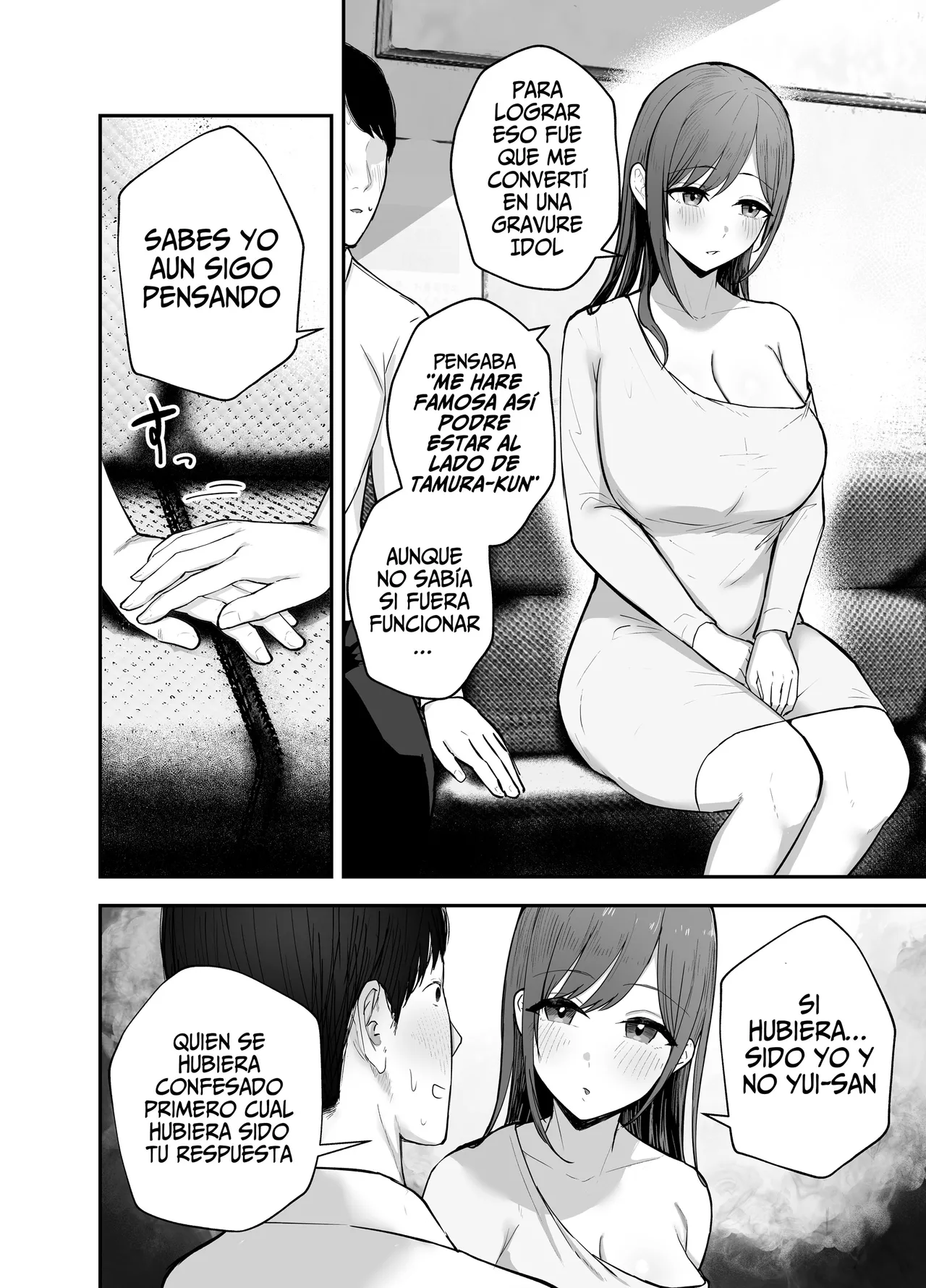 [Baketsu Purin] "Omae ga Futta InCha Onna, Ima ja Followers Hyakuman-nin Goe no Bakunyuu Gravure Idol dazo? w" —Kanojo no Iru Ore o Muchimuchi Bakunyuu Body de Yuuwaku shite kite Gyaku NTR— [Español] image number 19