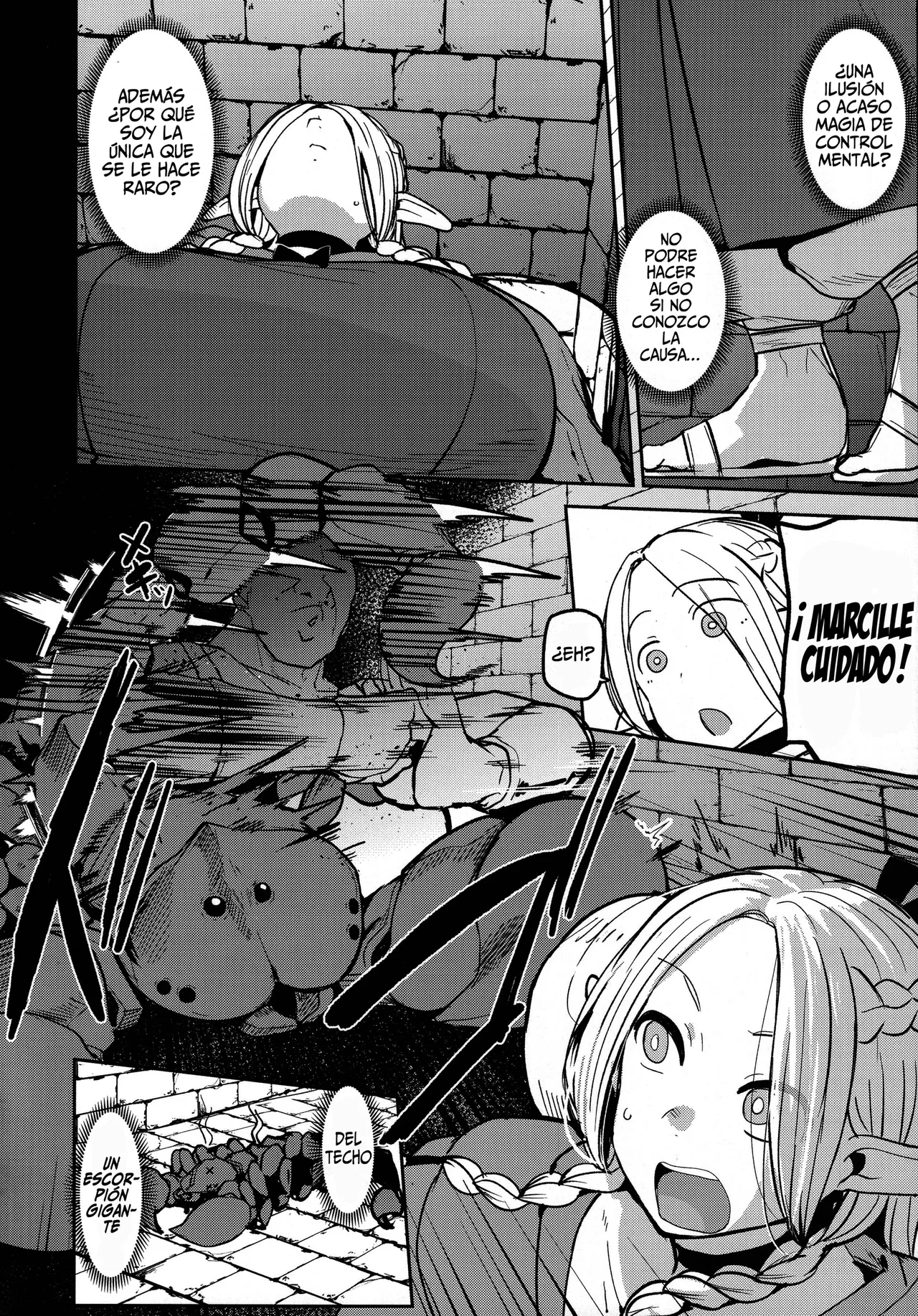 (C106) [North70 (Nanao Yukiji)] Chin Ochi Donkusa Elf (Dungeon Meshi) [Spanish] image number 5